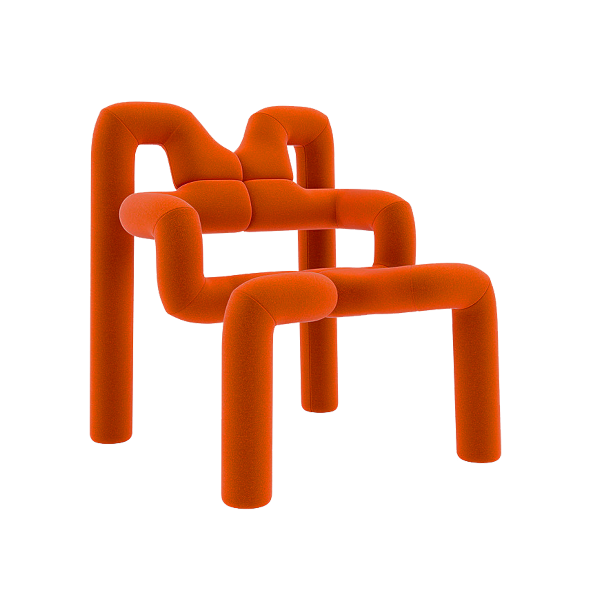 Designed by Terje Ekstrøm in 1984, the Ekstrem Chair is not merely a chair, but rather a stand-alone object.