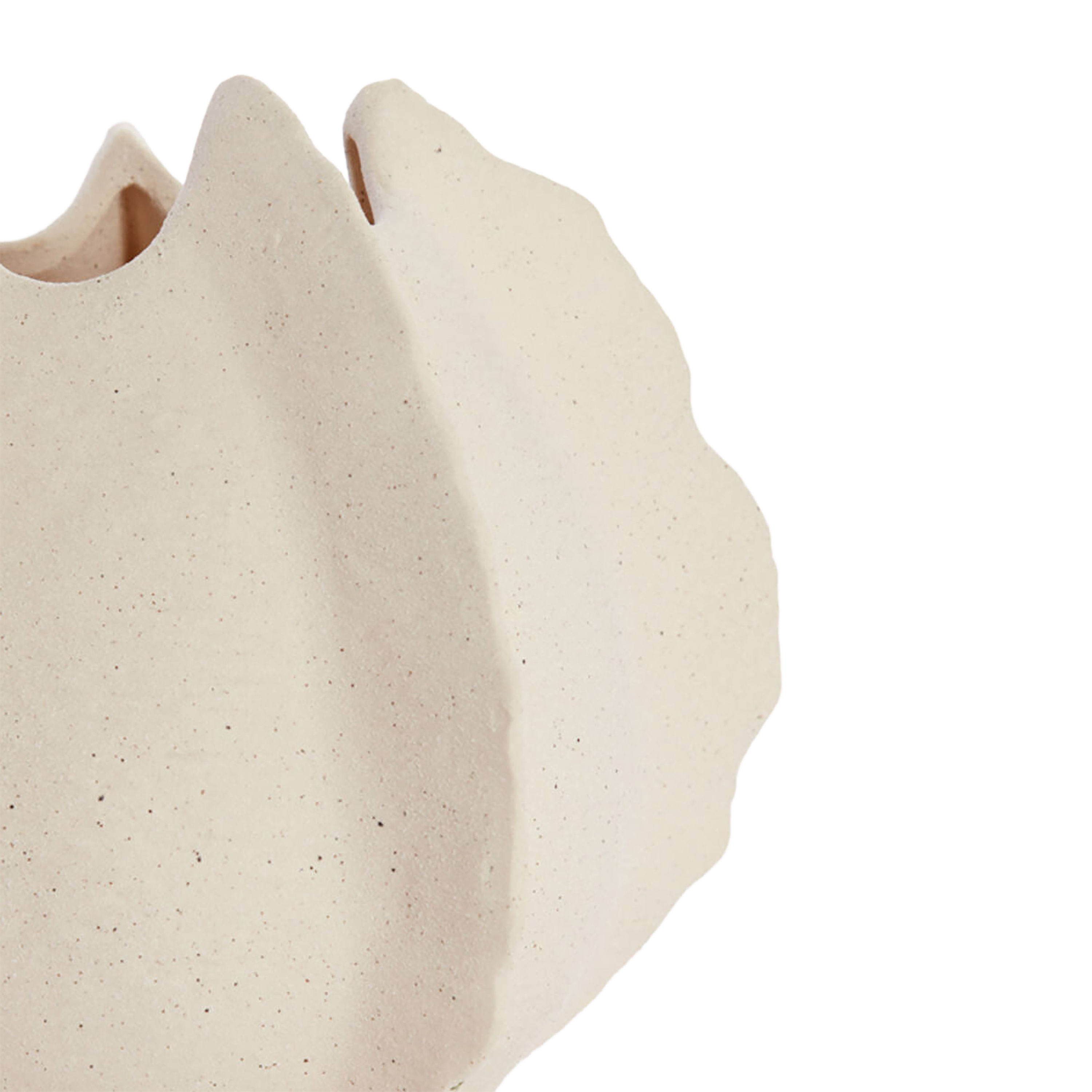 Ruffle Ceramic Vase