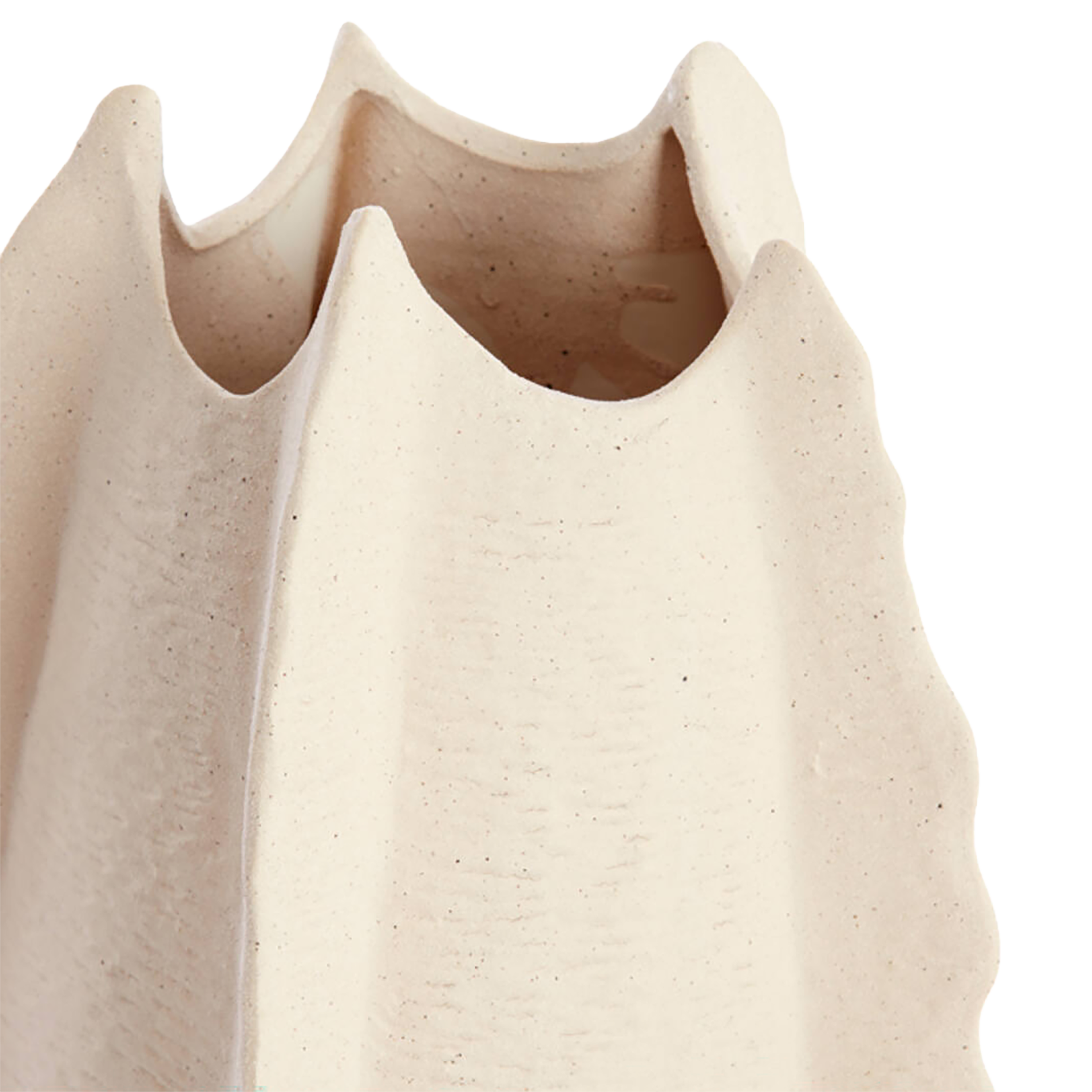 Ruffle Ceramic Vase