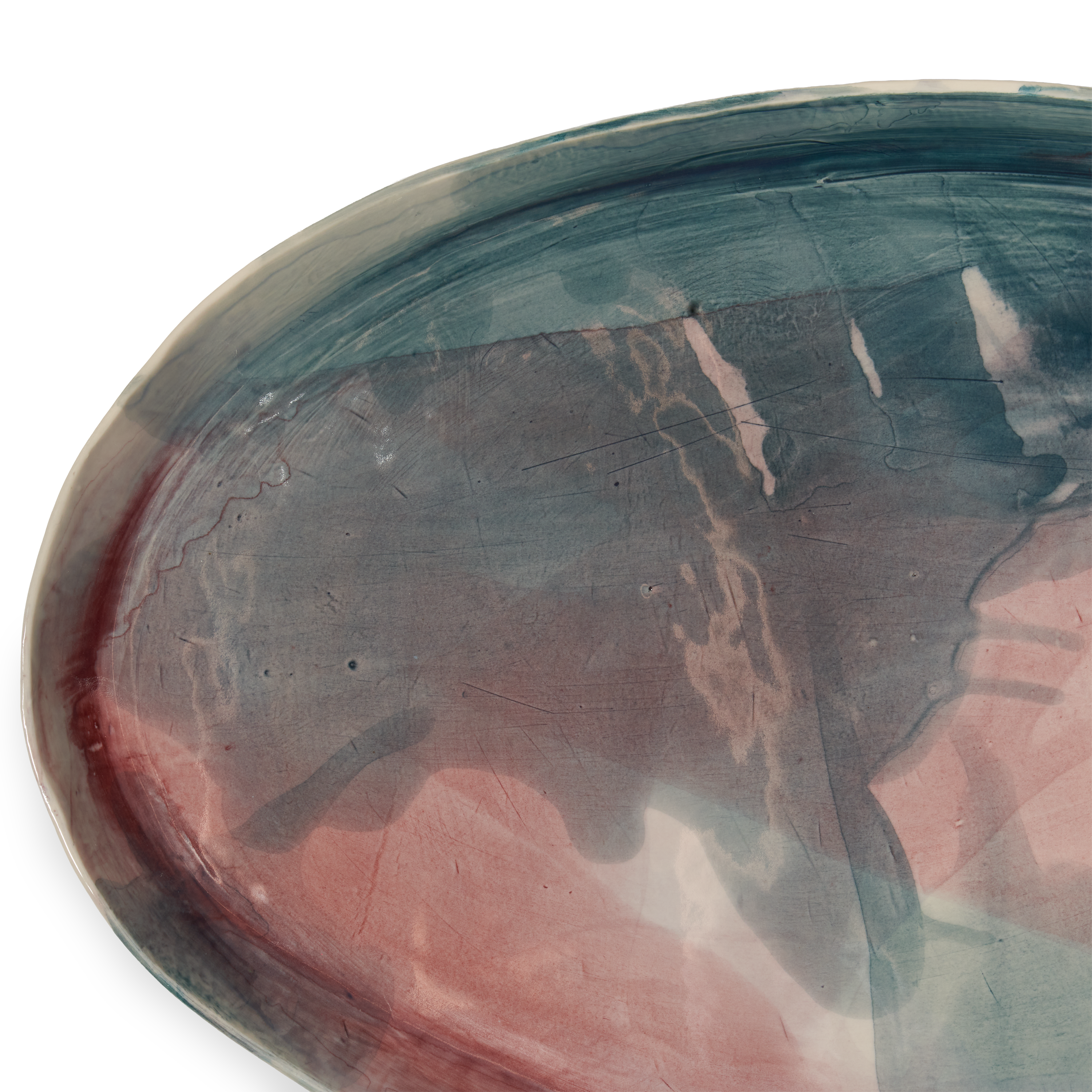 Aquarello Oval Platter