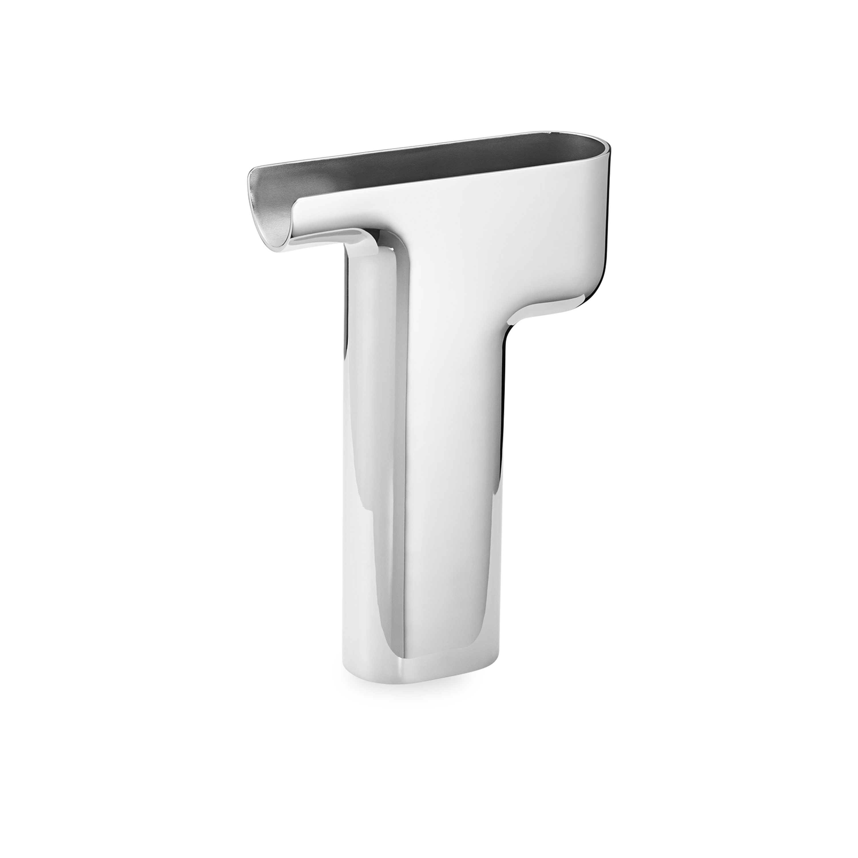 Inspired by the natural world and defined by soft, curved lines, the Nendo vase is artfully handcrafted in stainless steel by a skilled Georg Jensen smith in Copenhagen.