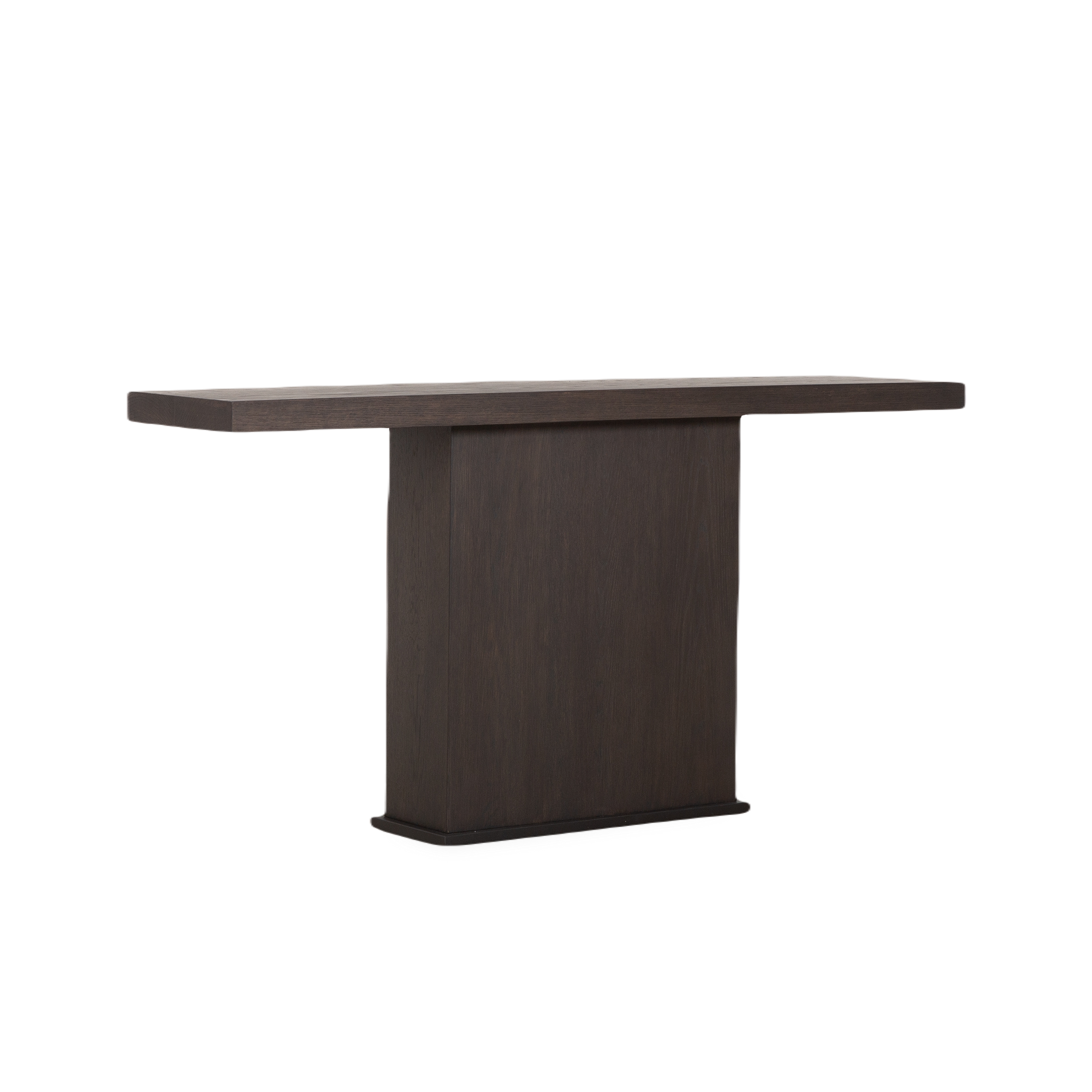 With bold, rectilinear lines and strong proportions, the Altar Console Table is a celebration of the timeless beauty of pure geometry.