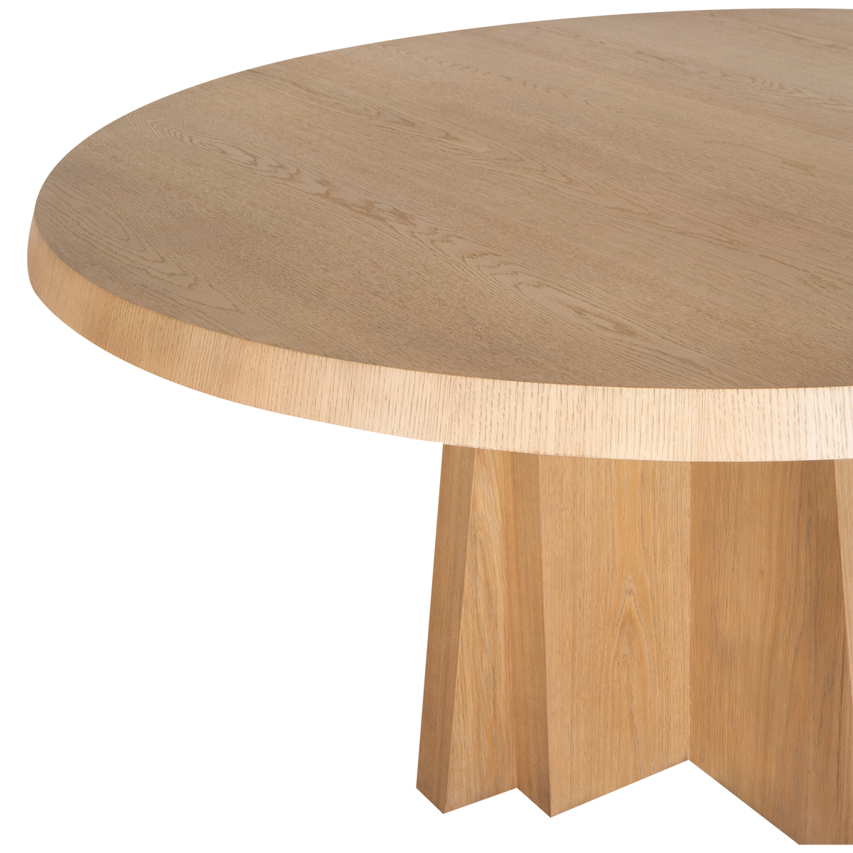Oblique Round Dining Table