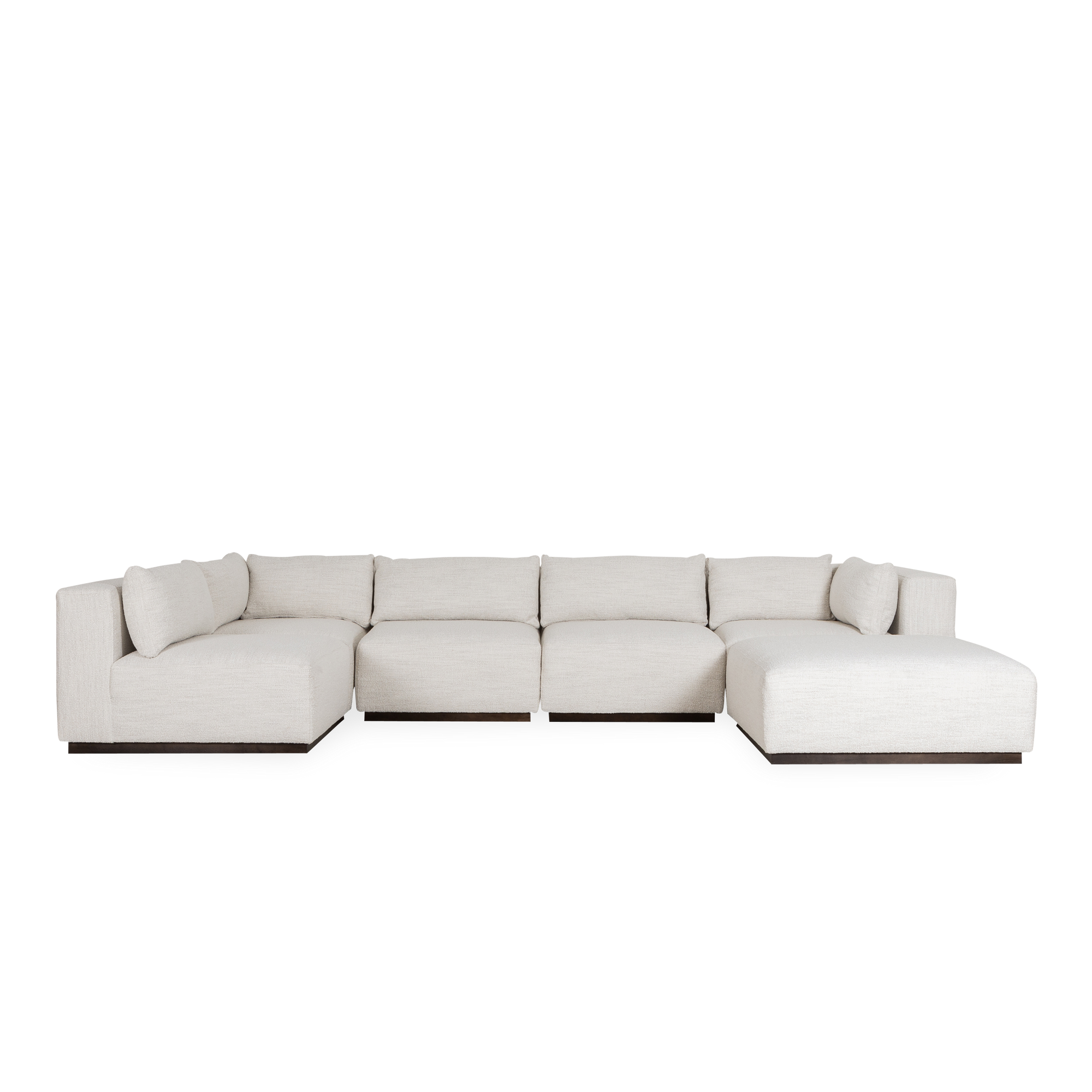 With a minimalist design and low profile, the Crown Modular Sectional is a great way to add a sophisticated touch to your lounge area.