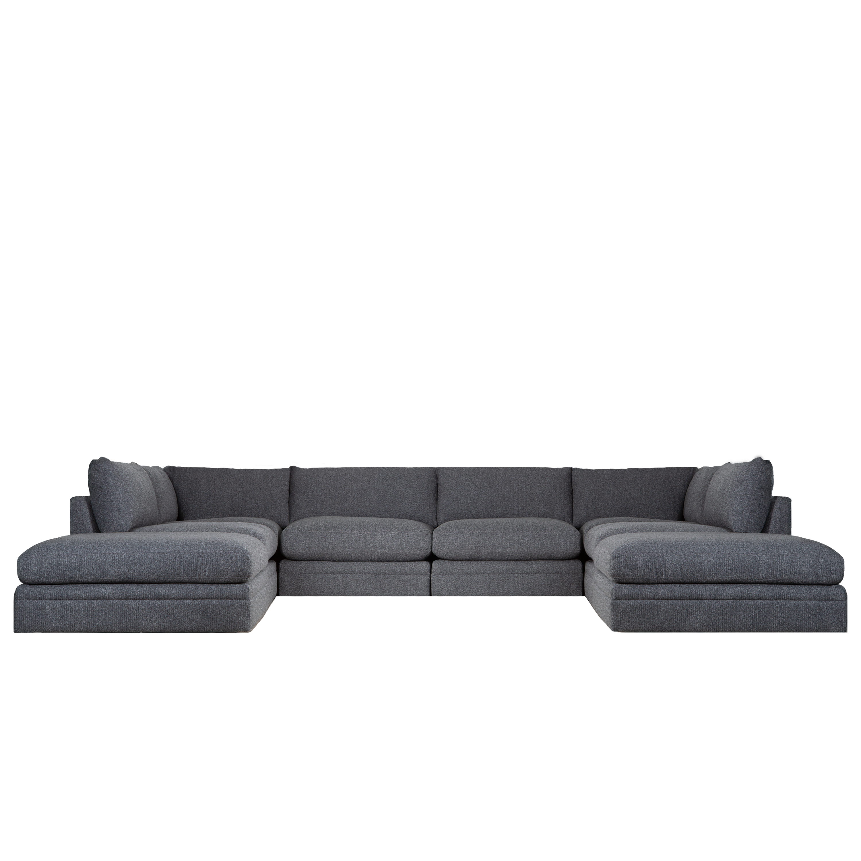 Emmett 4 piece modular sectional sofa discount