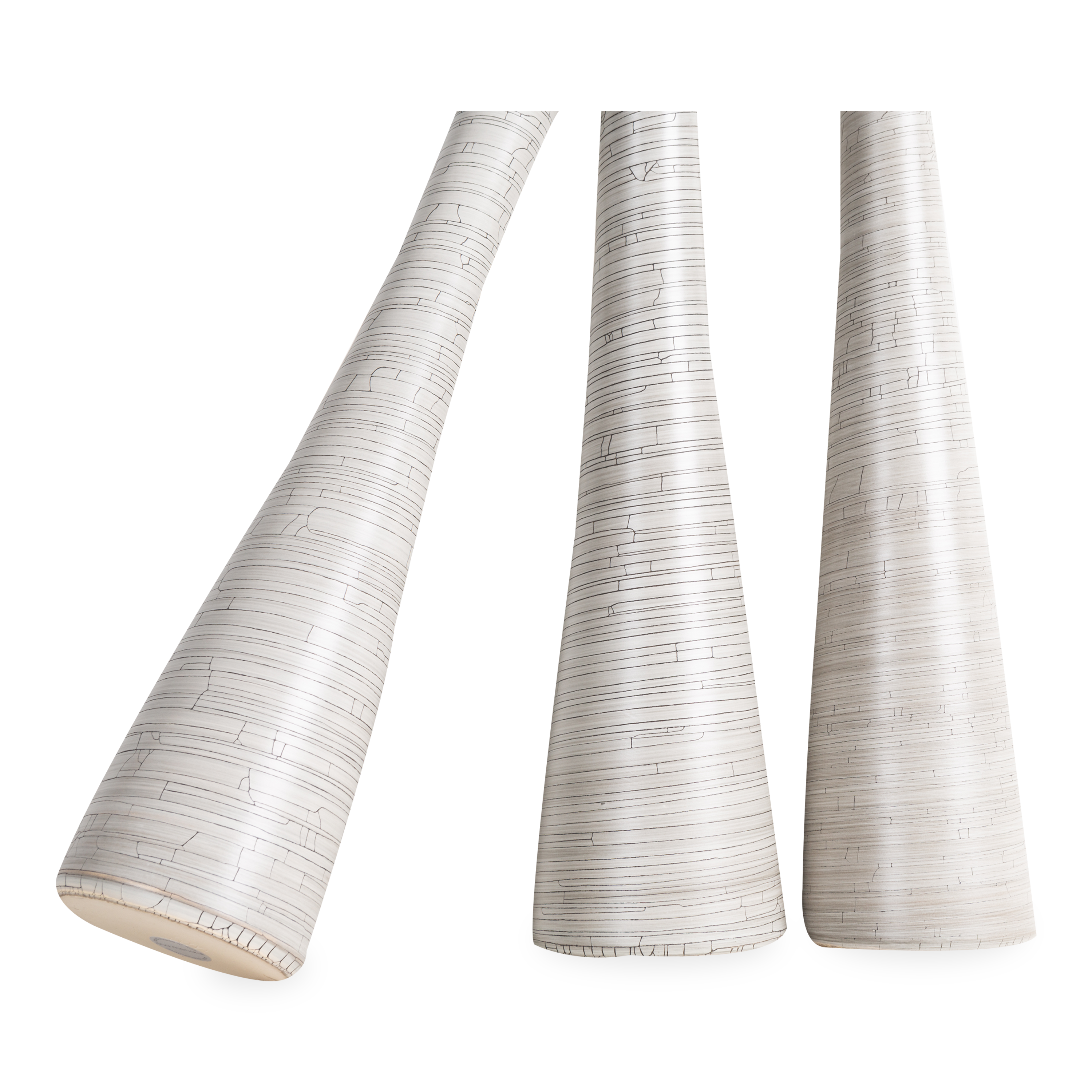 Crackle Flute Vase