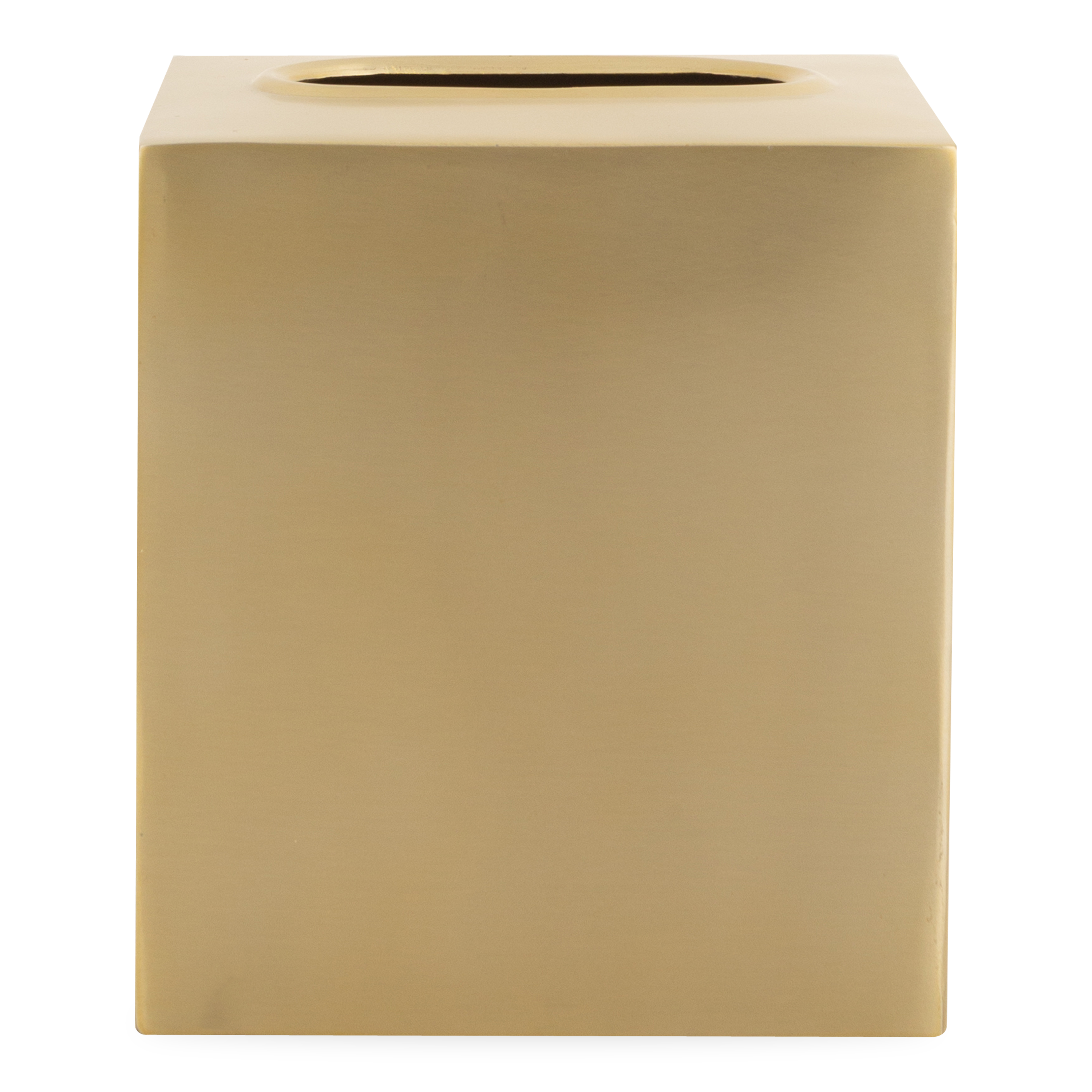 Characterized by its clean design and sleek silhouettes, the Essential Collection features an effortlessly elegant matte brass finish that will elevate any bathroom or kitchen coun
