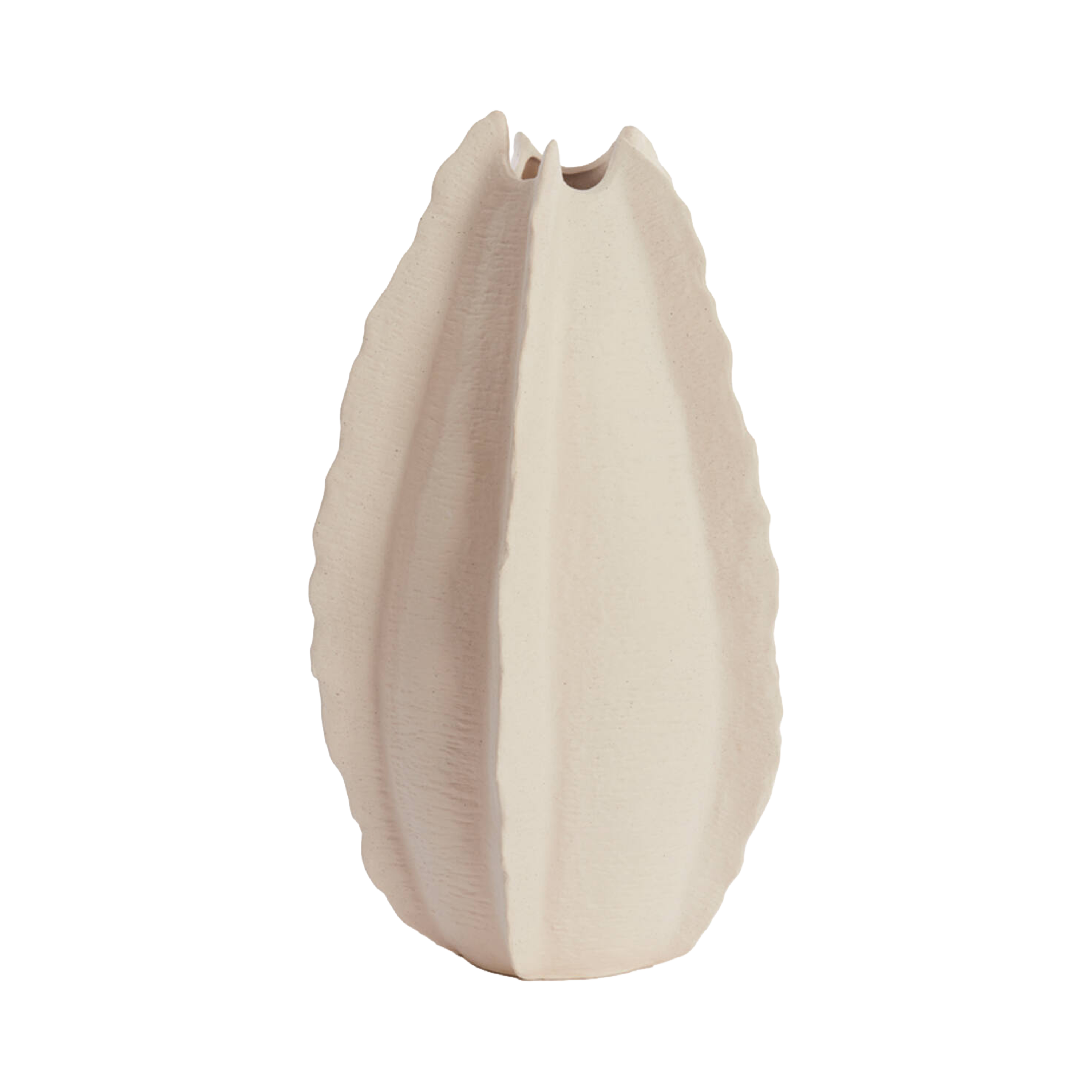 Ruffle Ceramic Vase