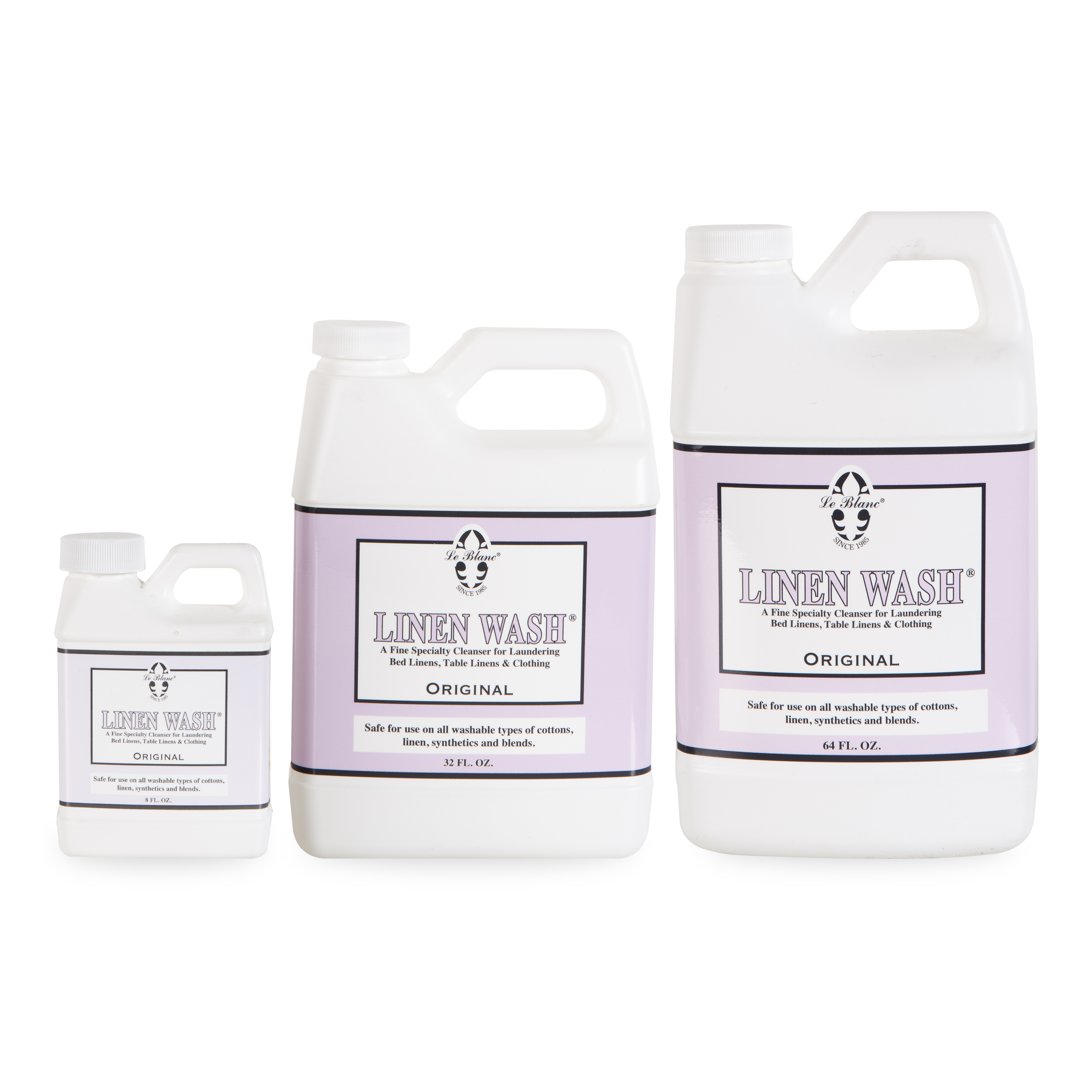 Le Blanc Linen Wash Original has a floral and fresh fragrance.