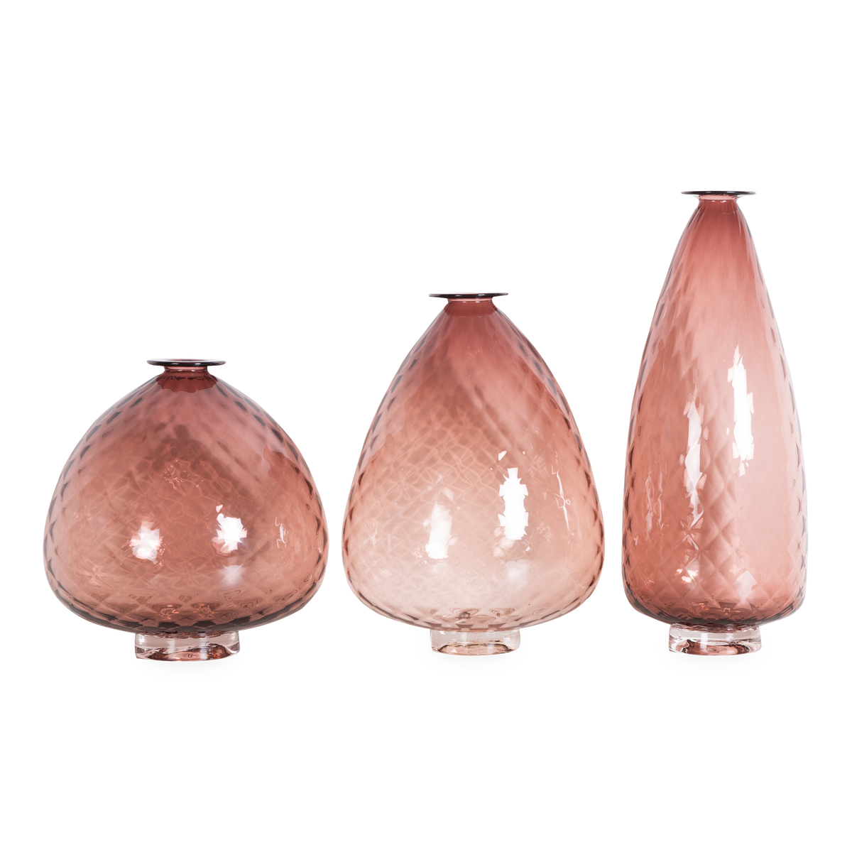 Optic Glass Vase