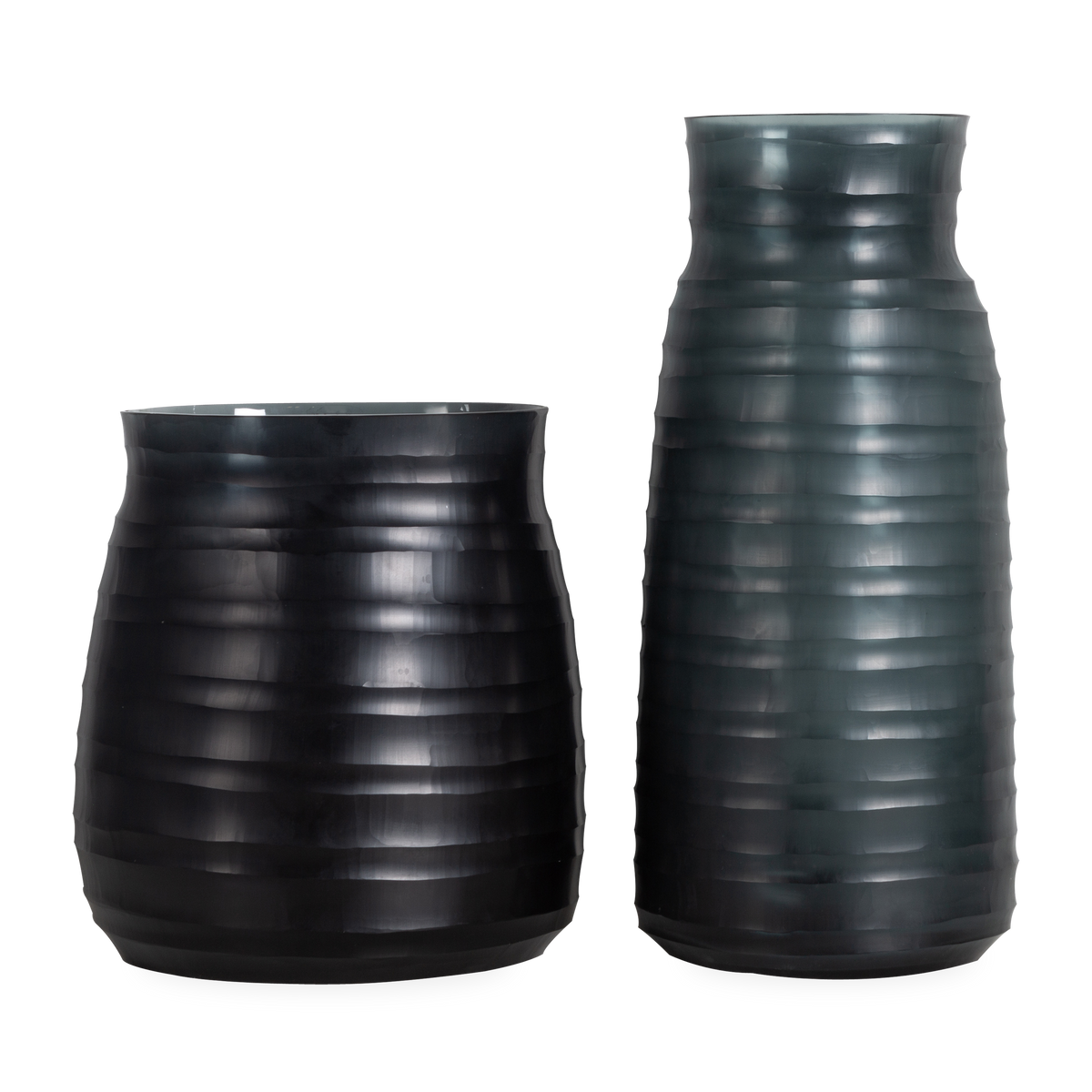 Ridge Glass Vase
