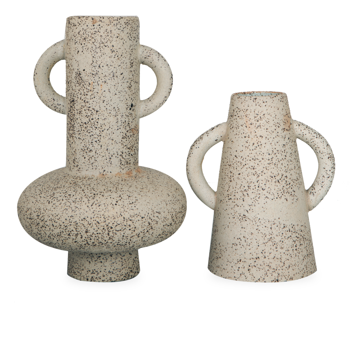 Defined by its sophisticated design, the modernistic collection of Roux Vases allows simplistic shapes and earthy materials to draw interest.