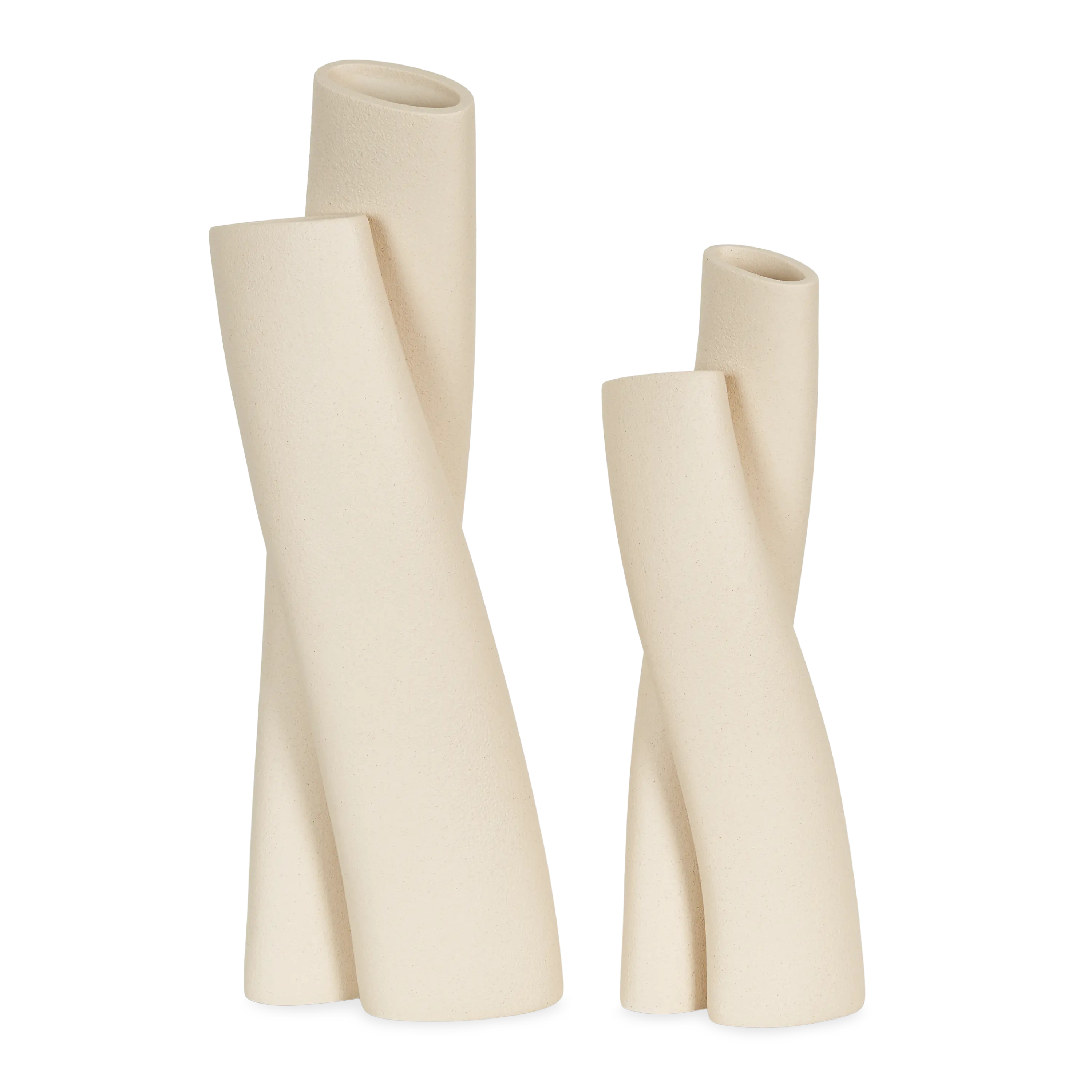 Twisted Ceramic Vase