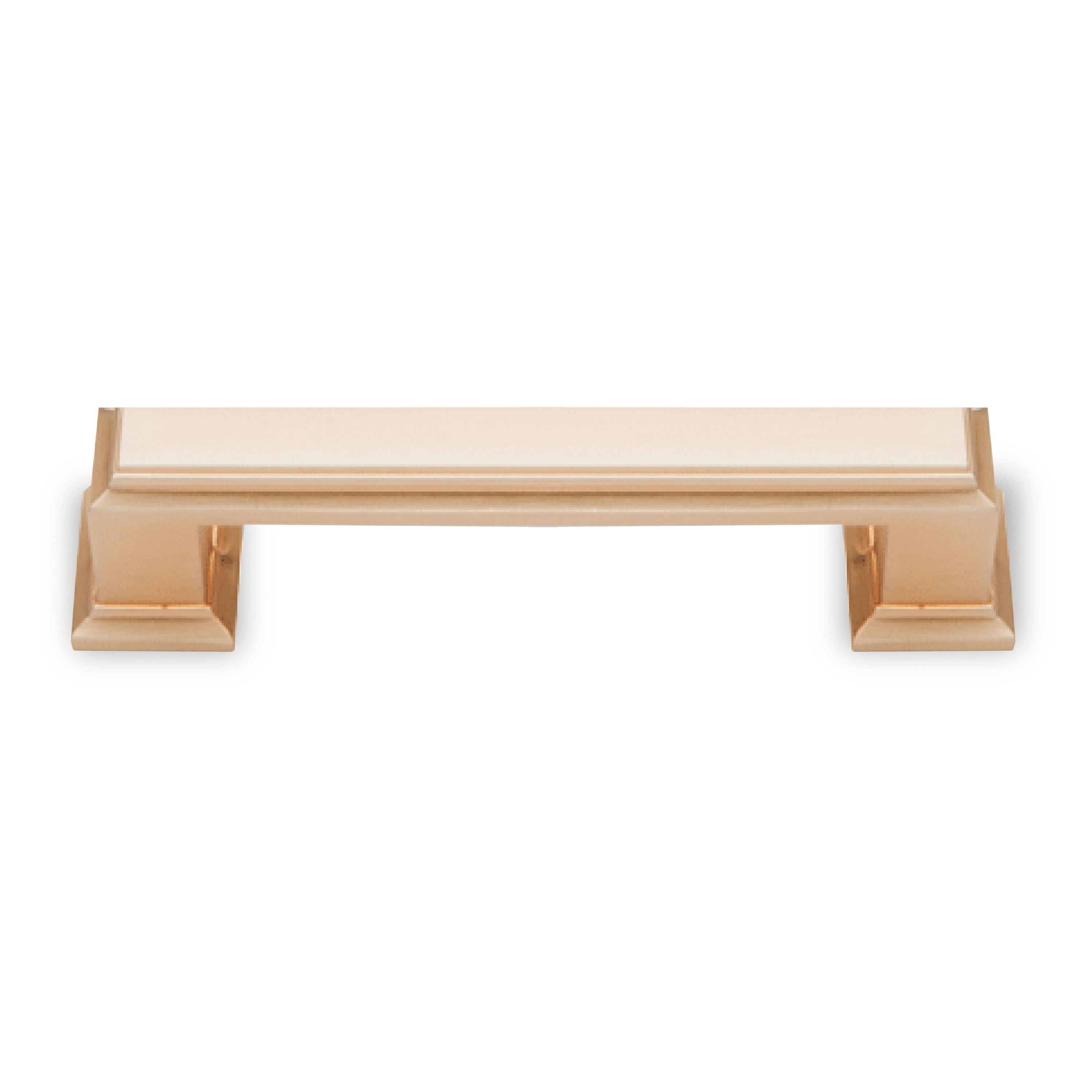 Elegant and rich-looking cabinet pull with traditional detail.