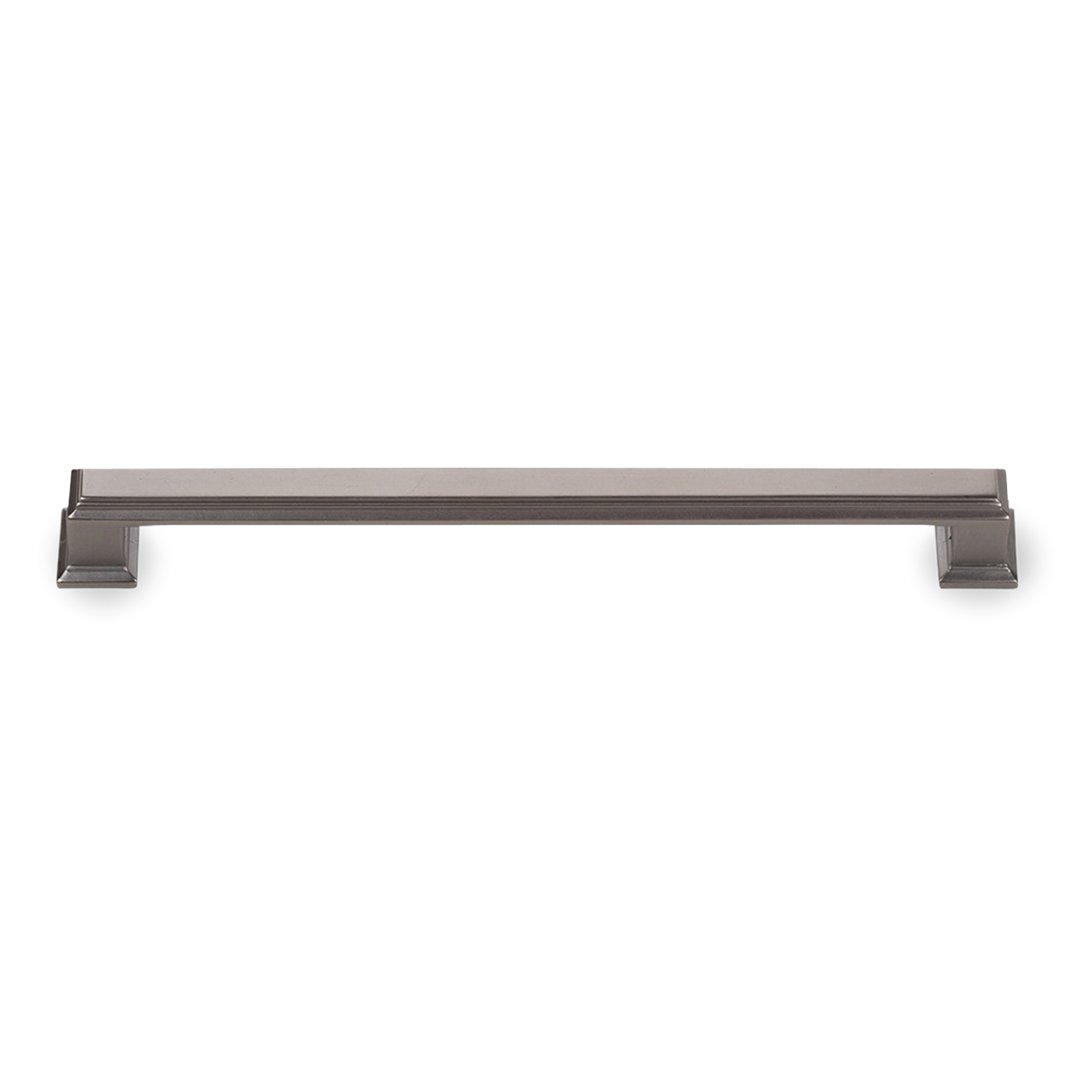 A traditional pull with ridge detailing.