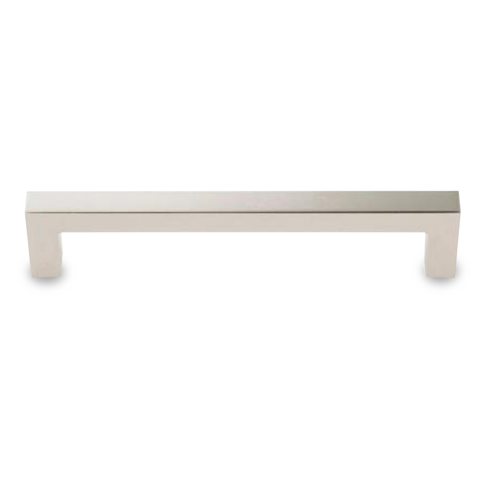A simple flat rectangular pull with a seamless and modern design.