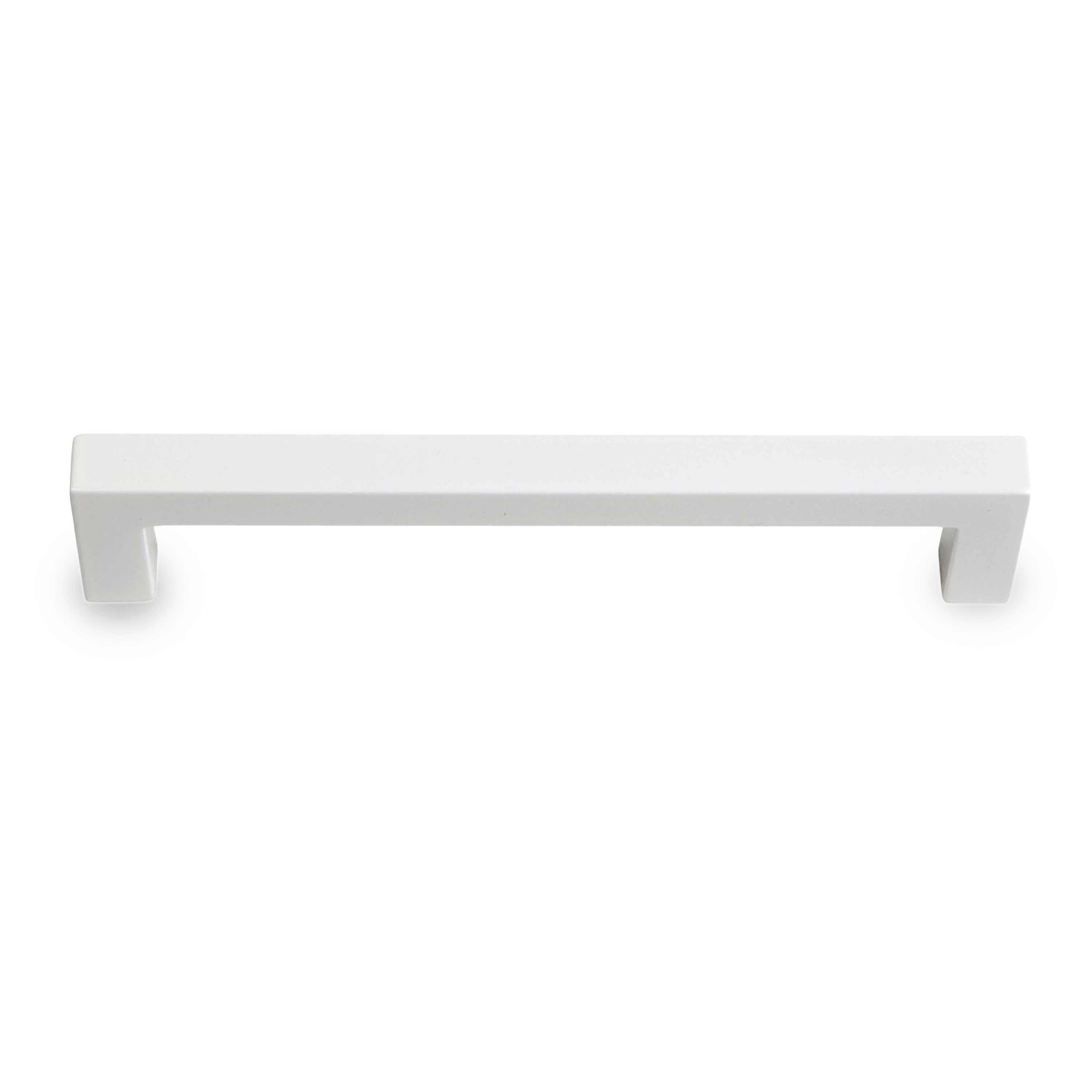 A simple flat rectangular pull with a seamless and modern design.