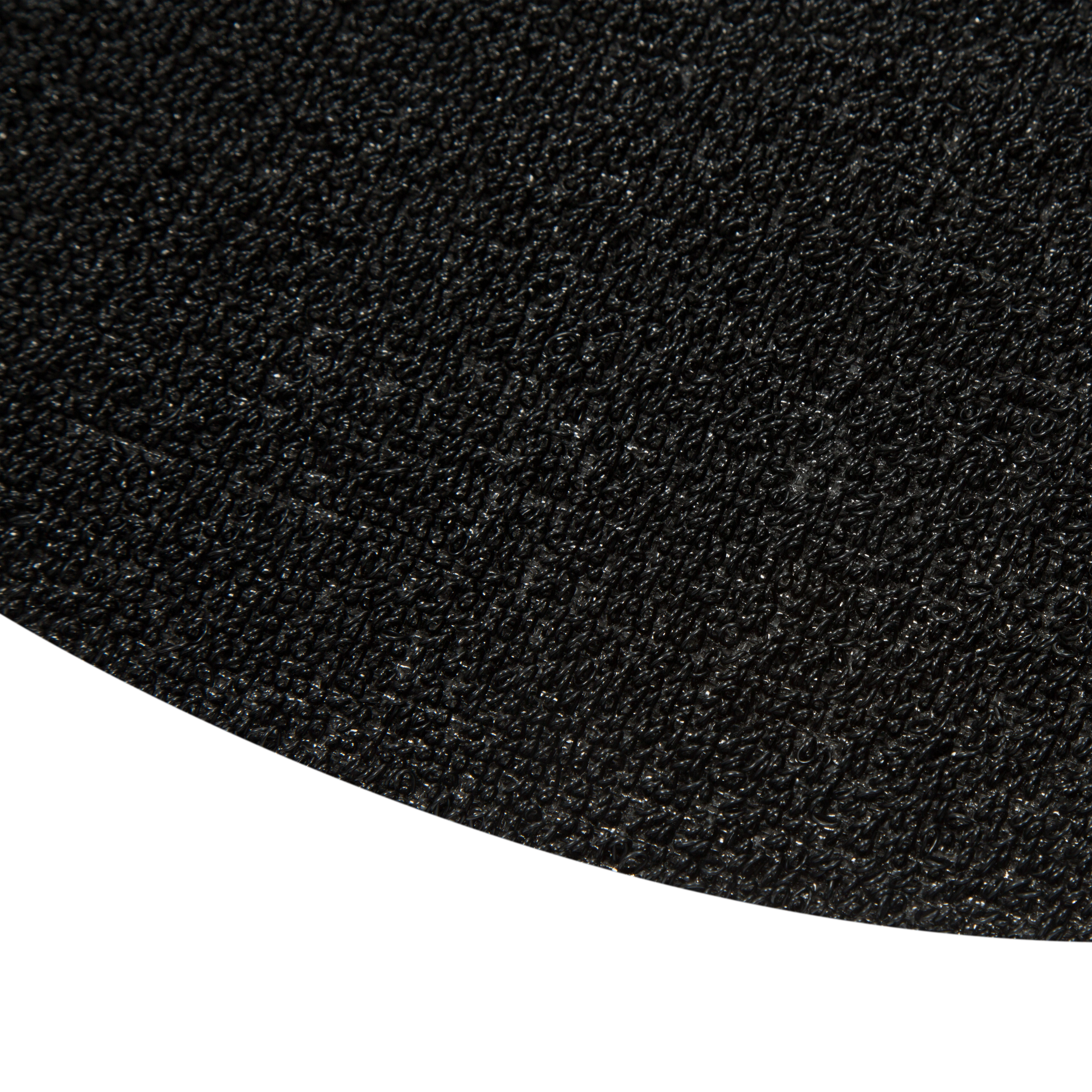 A versatile indoor/outdoor design, this circular shag mat will fit seamlessly into a wide variety of décor styles and is ideal for bathrooms, entryways, kitchens, and outdoor spac