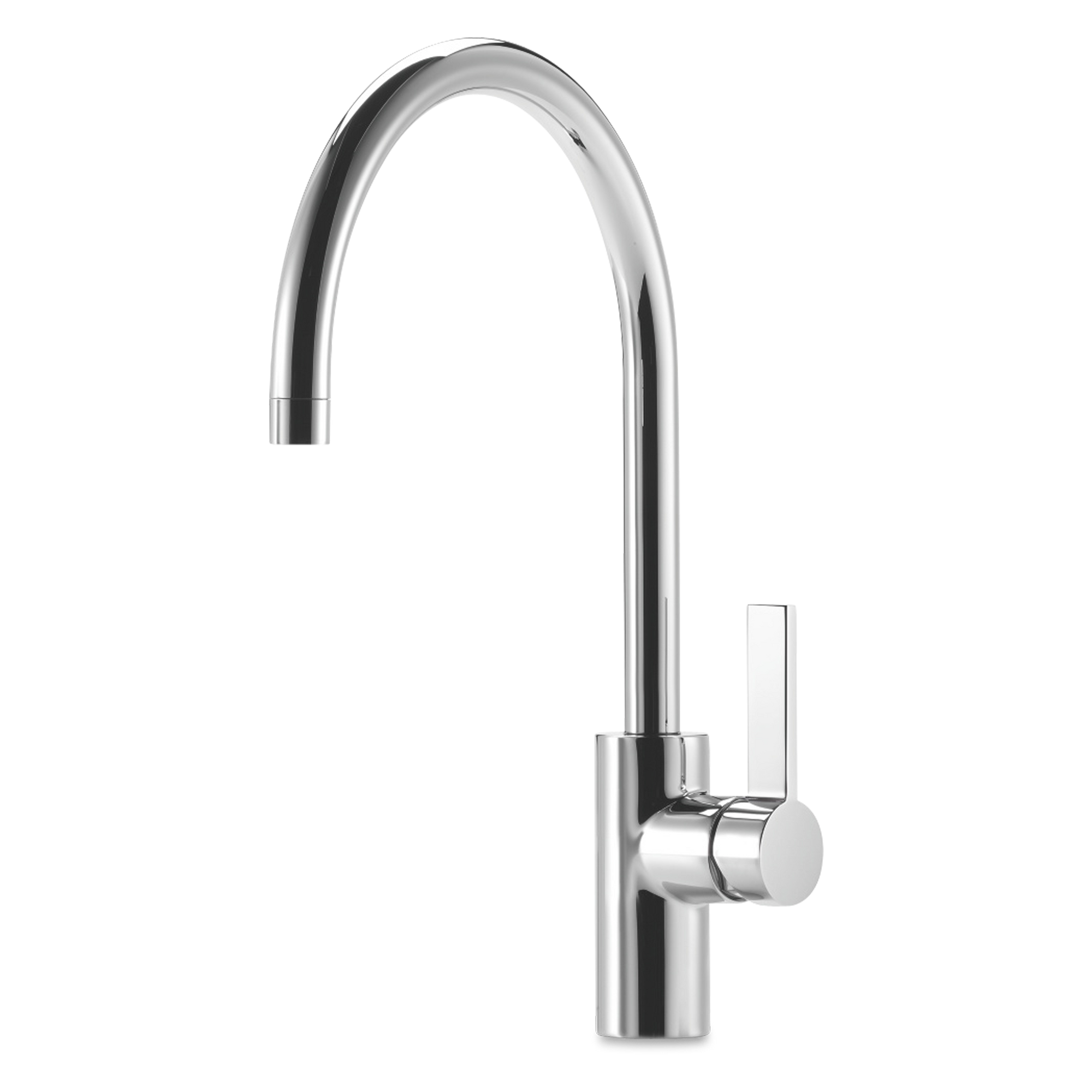 Bring some contemporary glamour to your kitchen with this seamless faucet.