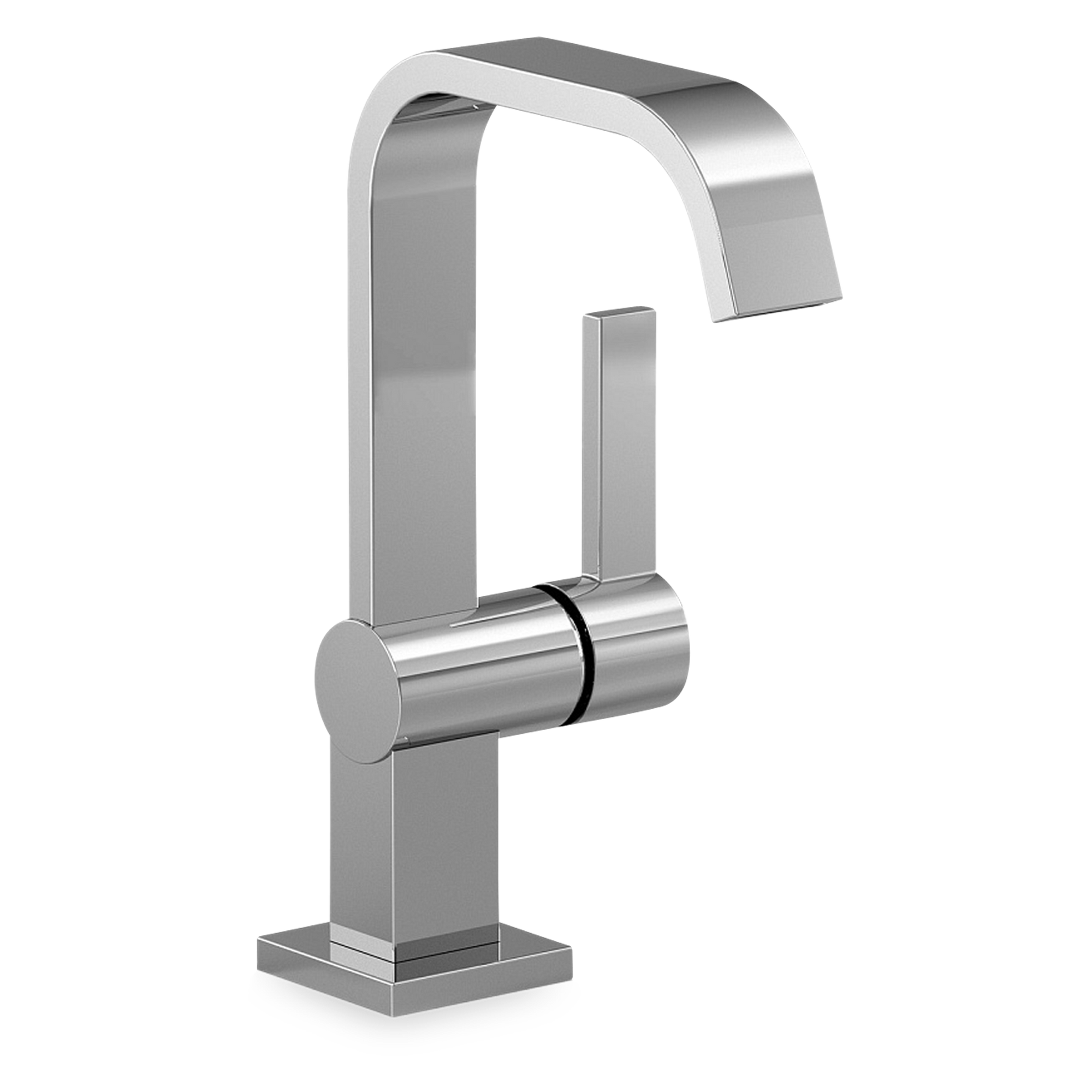 The Dornbracht Imo Faucet (Tall Without Drain) is a single-lever lavatory mixer with raised spout.
