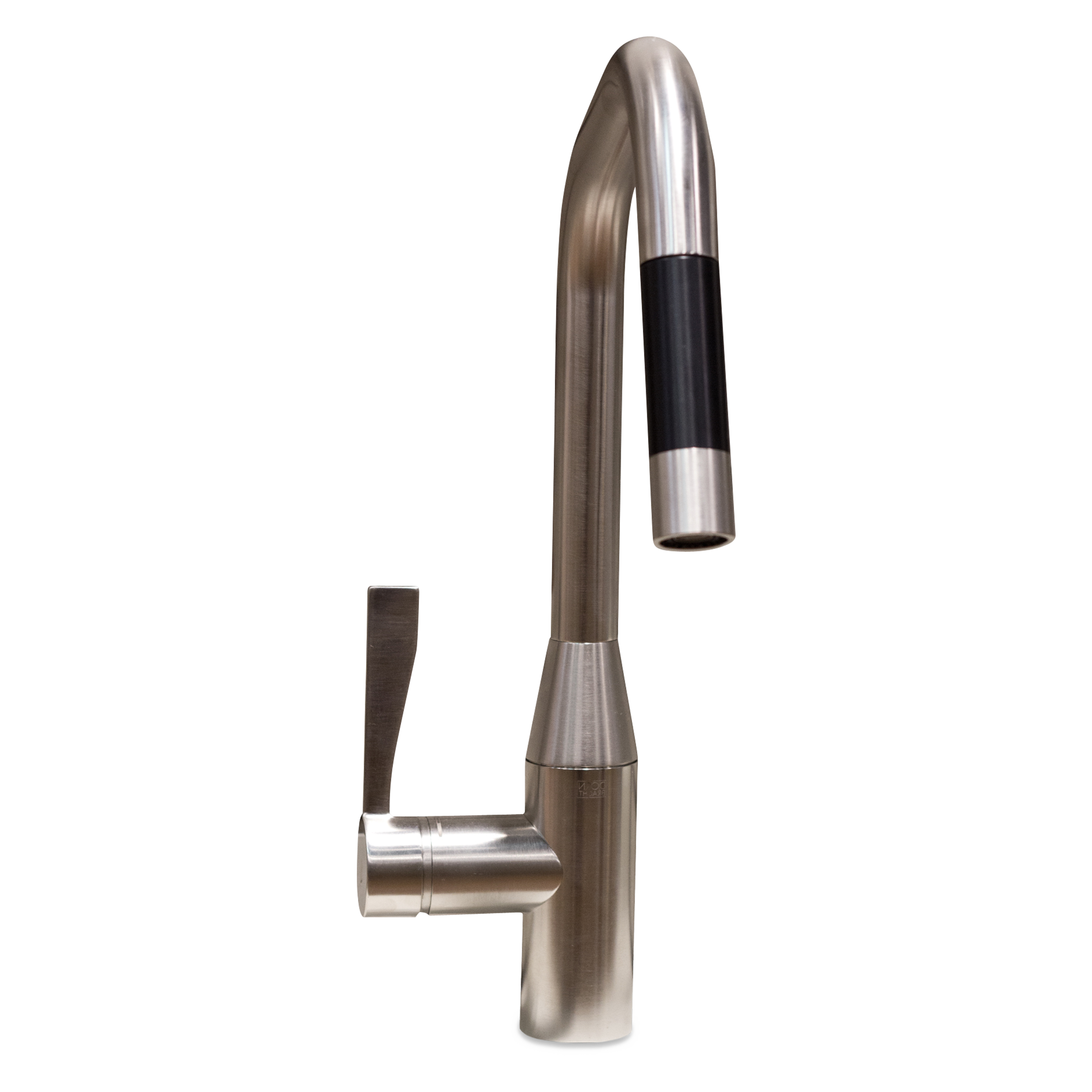 The Dornbracht Sync D Faucet is a single-lever mixer pull-down with spray function.