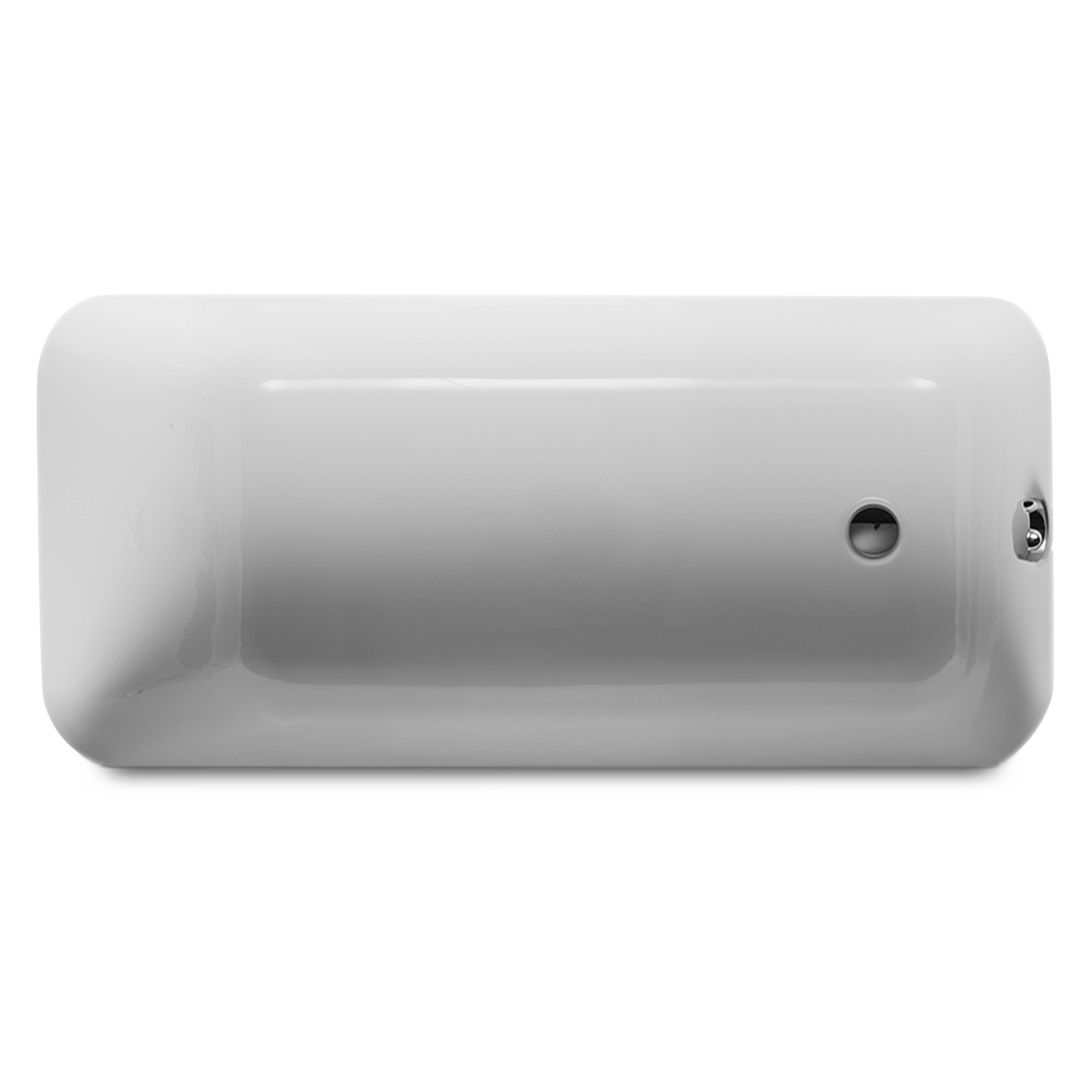 The Decade bath is thoughtfully designed to fit small spaces.