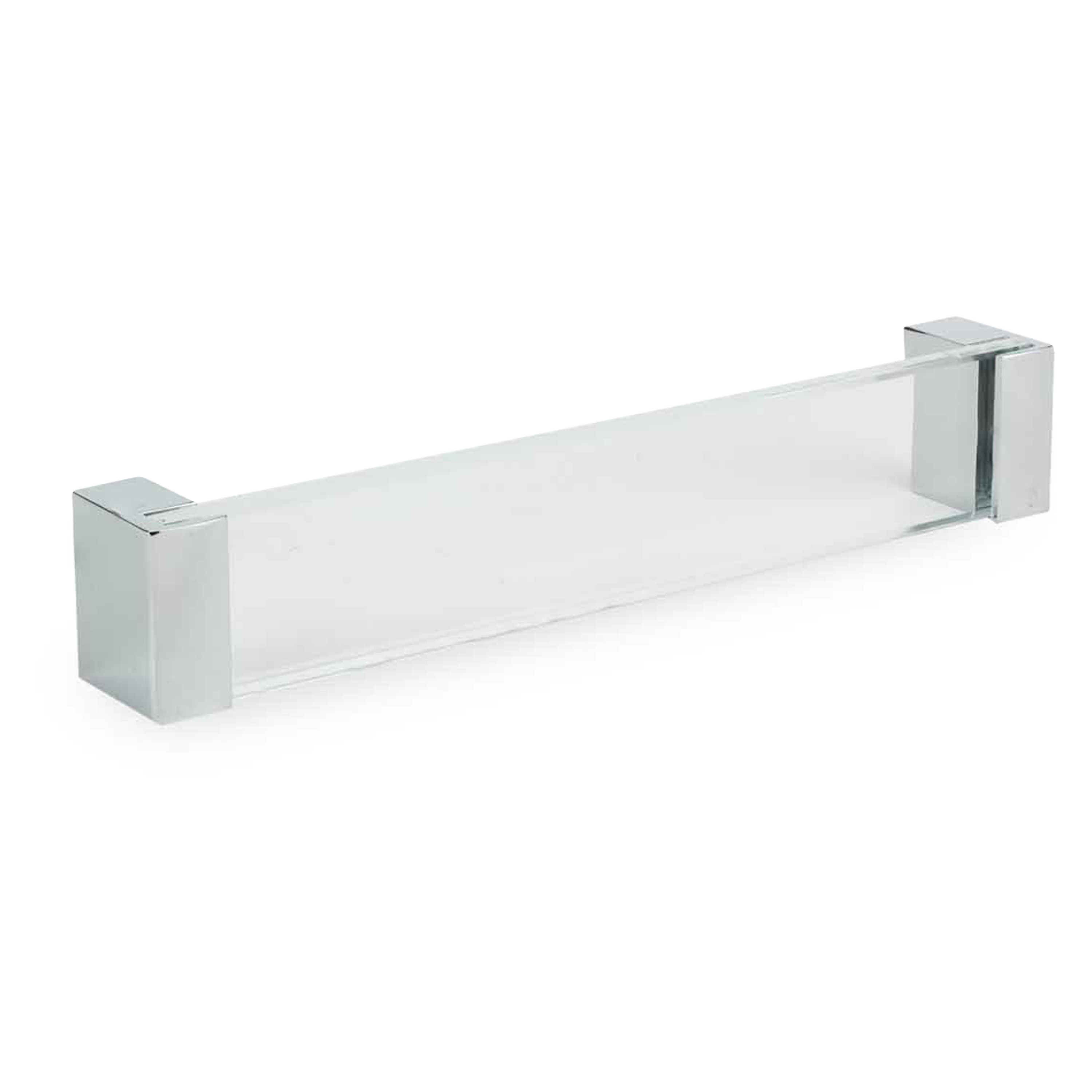 The Aeorlin Pull features a modern look, made of acrylic with chrome accents.
