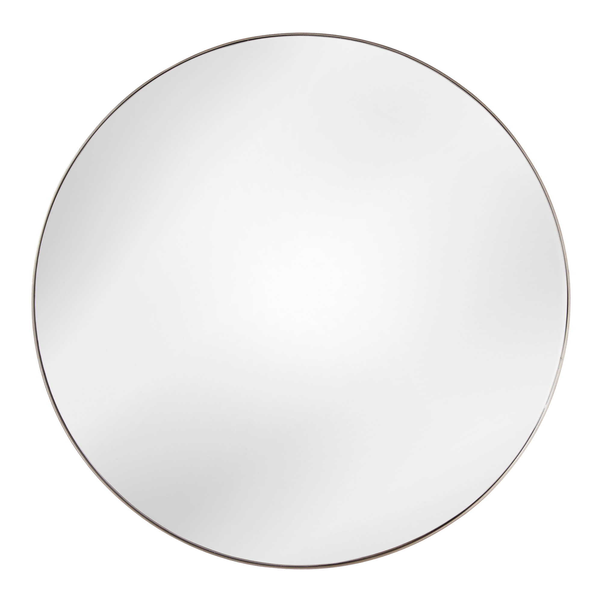 The Pisces Wall mirror shows the elegance of simplicity with a thin metal frame finished in silver.