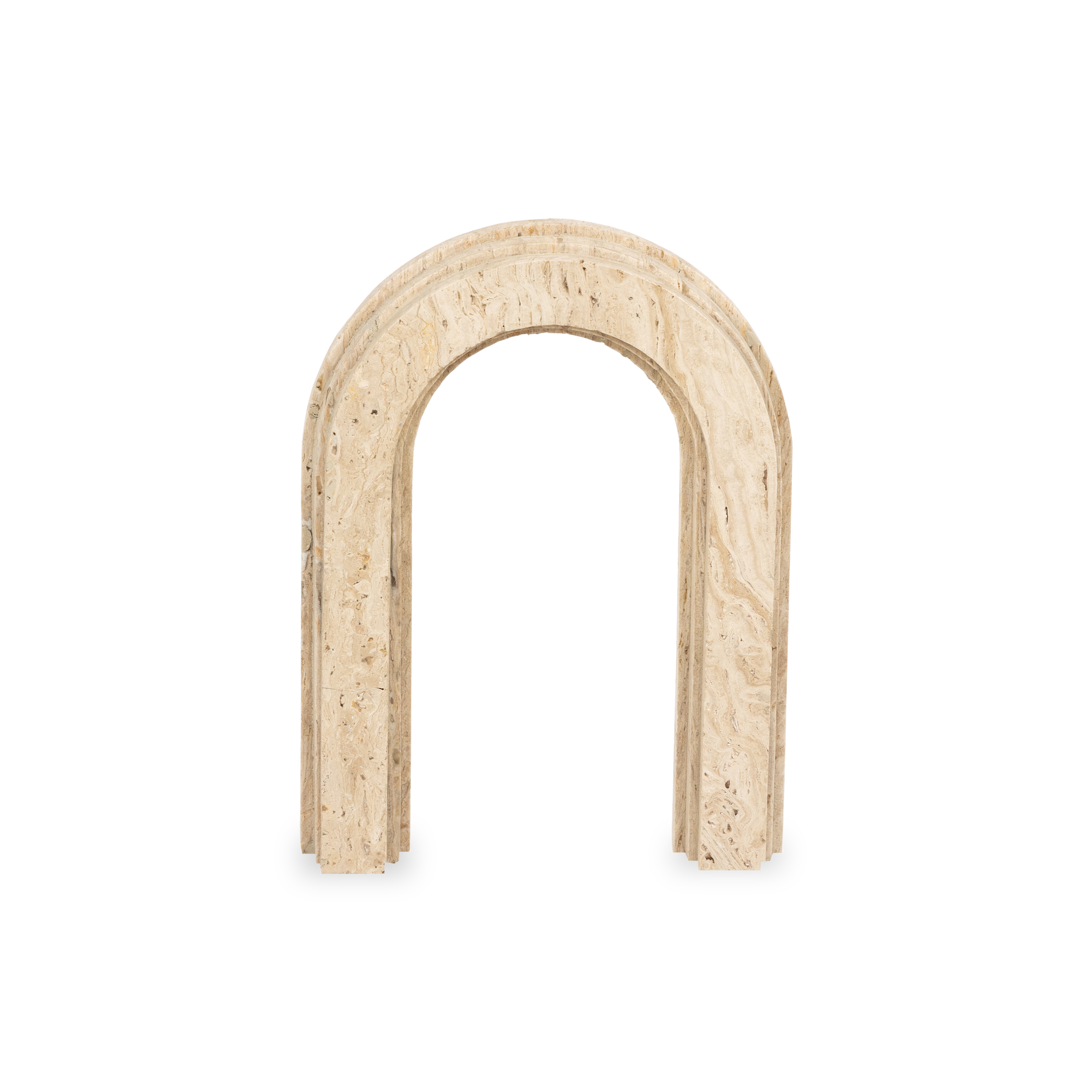 Understated sculptural forms.