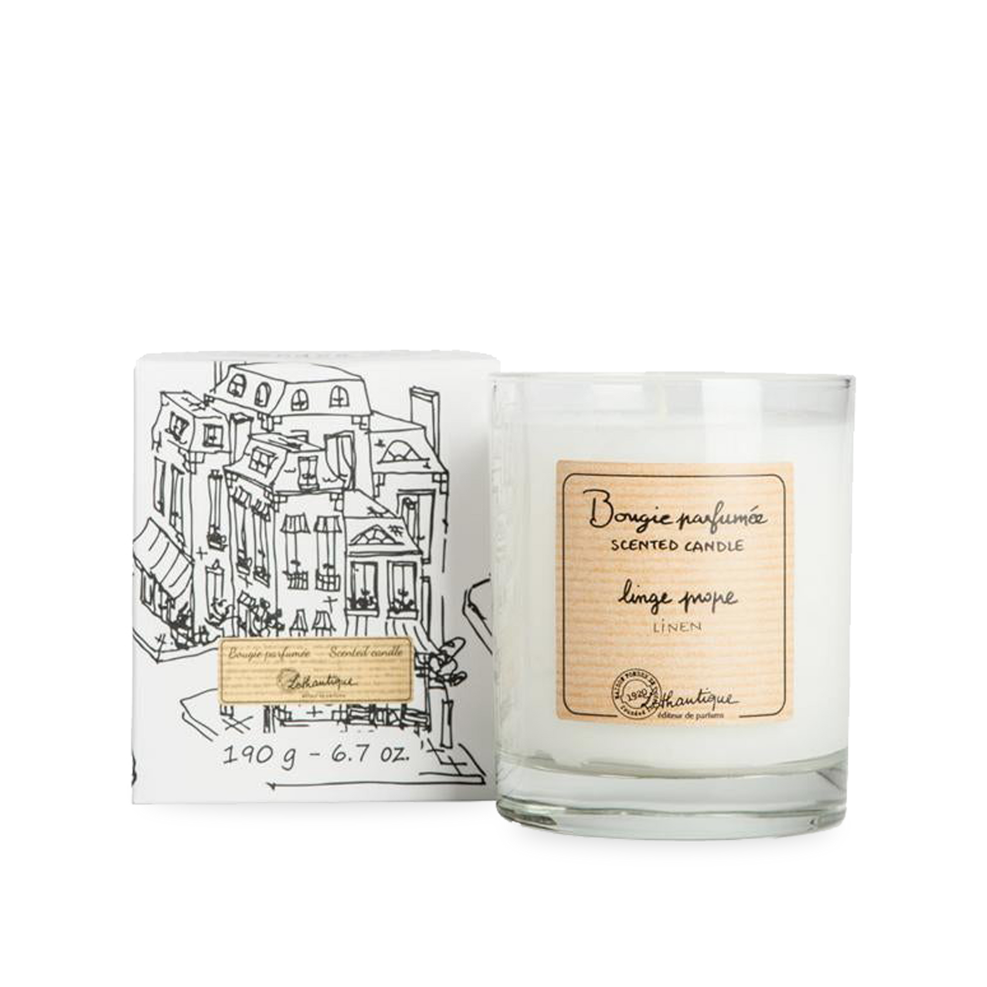 Fragrance your home with this Linen Scented Candle.