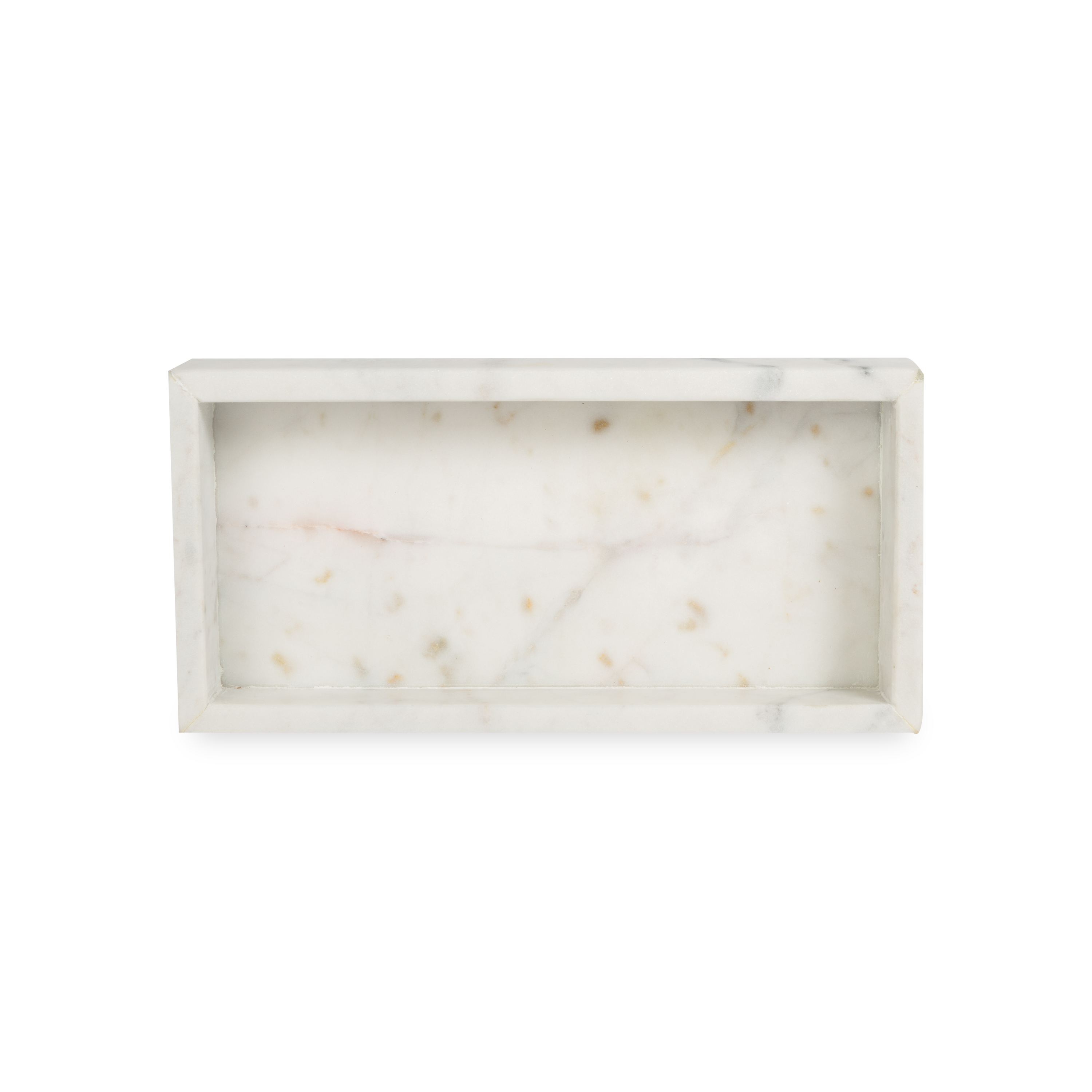 A collection of solid marble countertop pieces with a matte finish.