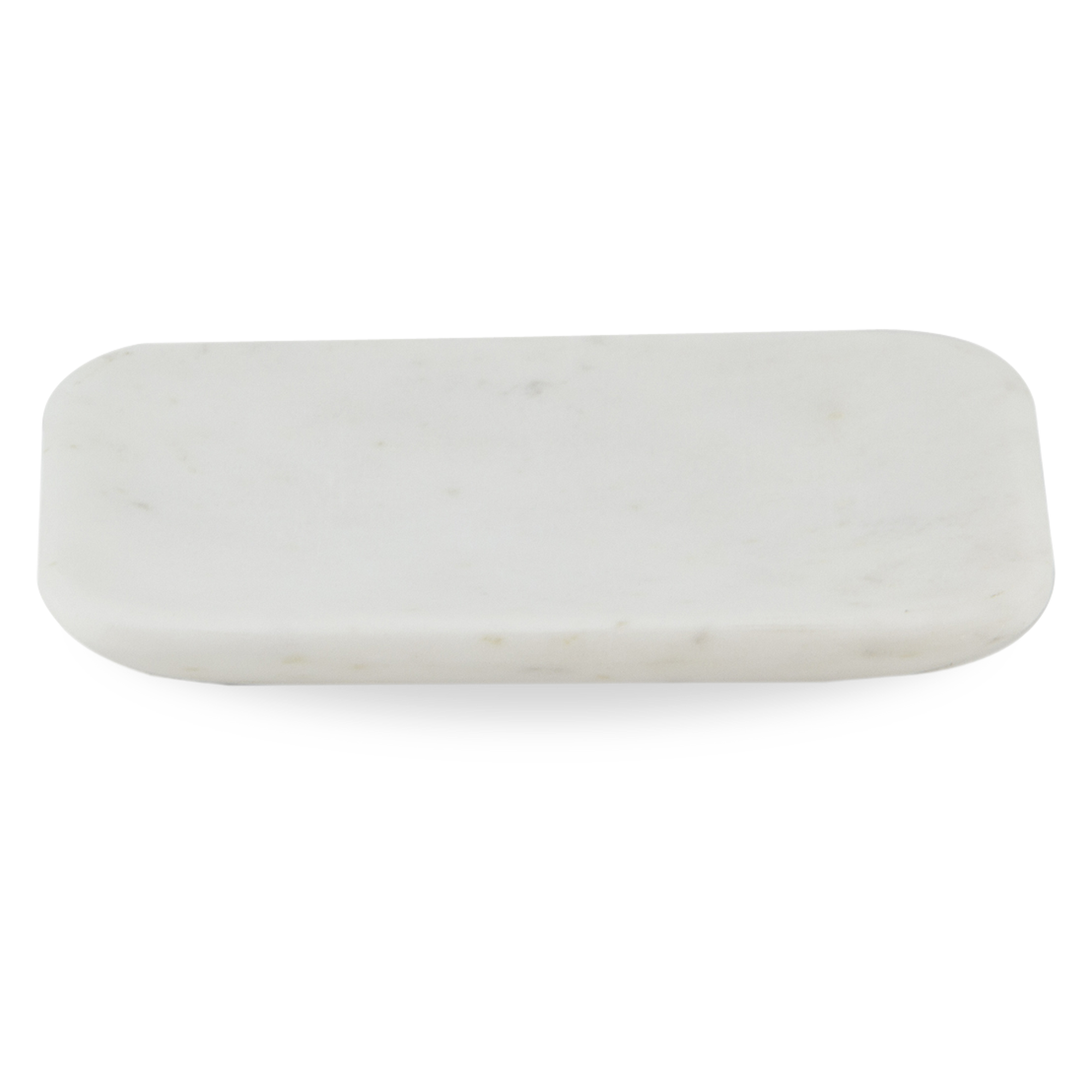 Beautifully handcrafted in India by skilled artisans, this soap dish is made from white marble with natural purple and grey veins.