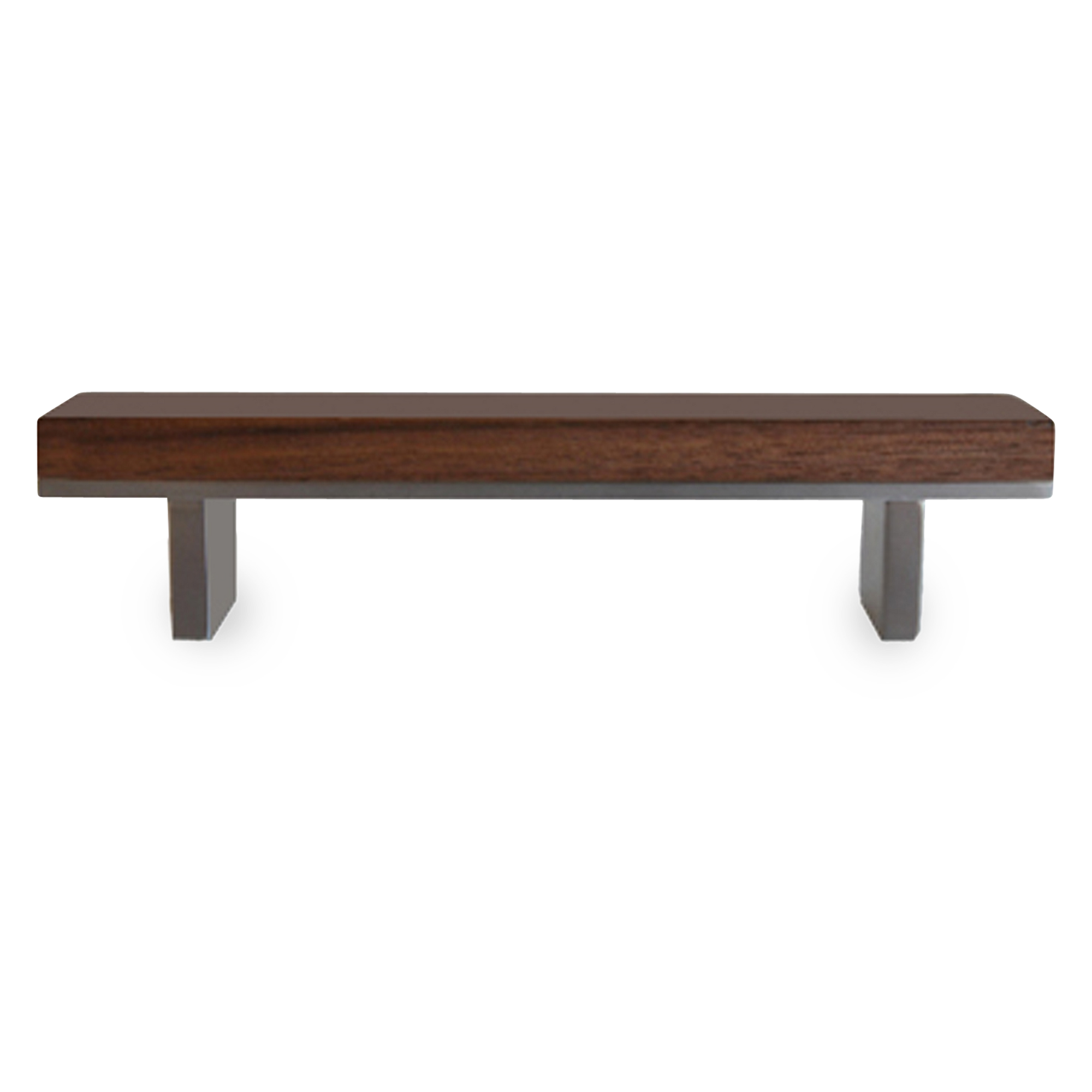 A distinguished looking pull with  walnut and stainless steel, this pull is up to LEED certification standards- Length: 6