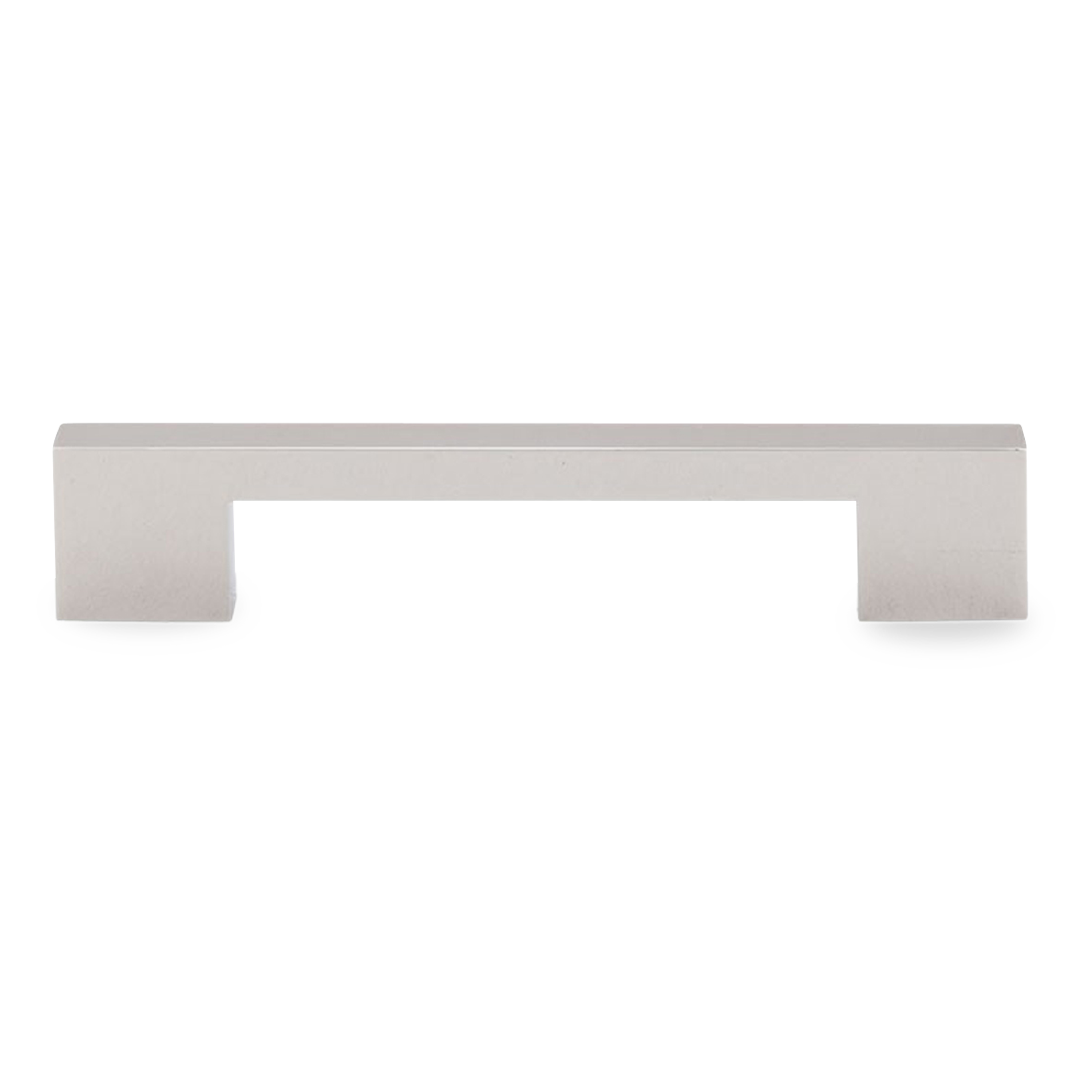 Contemporary with a seamless design, this pull has a black finish contributing to its modern appeal.