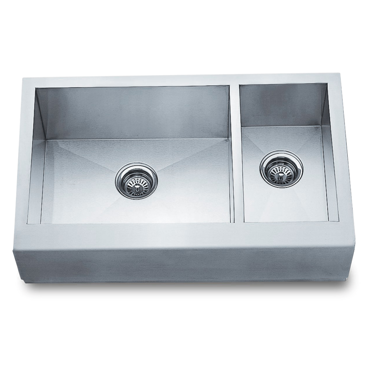 Flow 3320.10 Farm Sink (Double-Bowl) - Stainless Steel