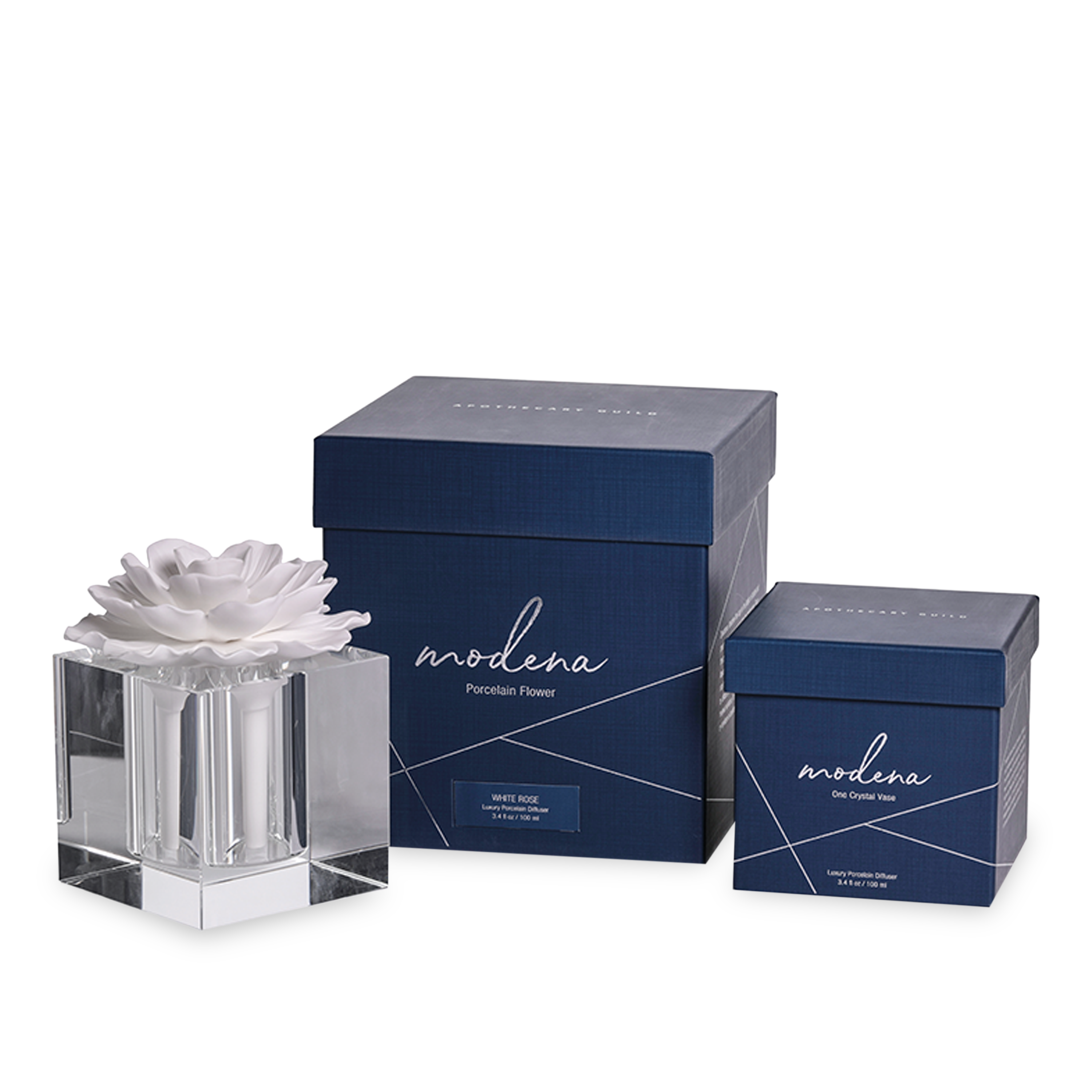 The Modena Crystal Diffuser  is a subtle way to softly fragrance a room all day.