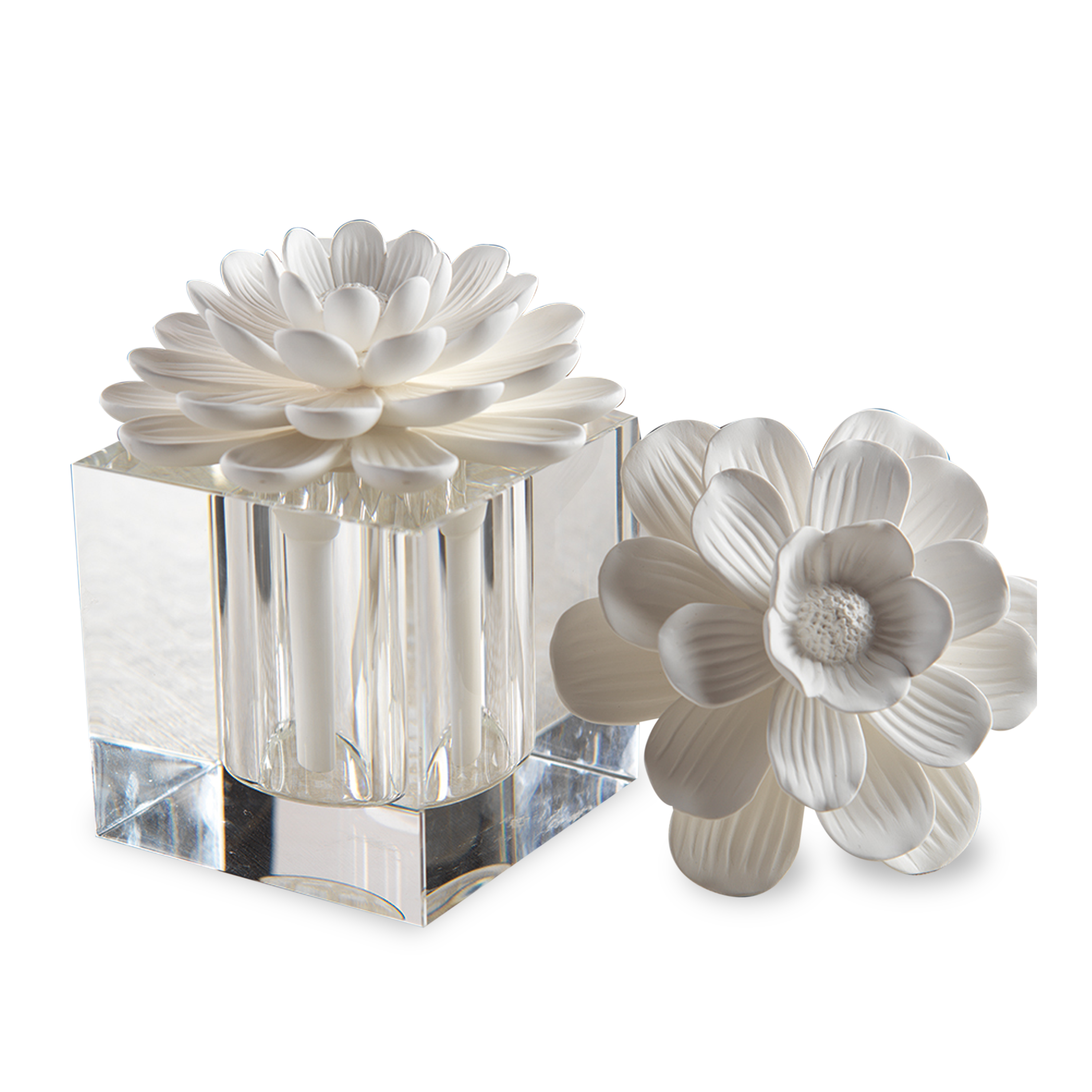 The Modena Crystal Diffuser  is a subtle way to softly fragrance a room all day.