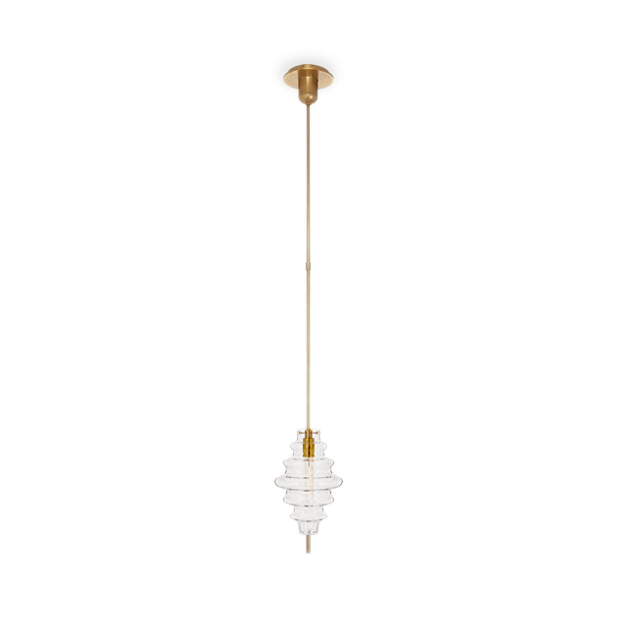 The Tableau Small Pendant features a distinctive design and  soulful vibe.