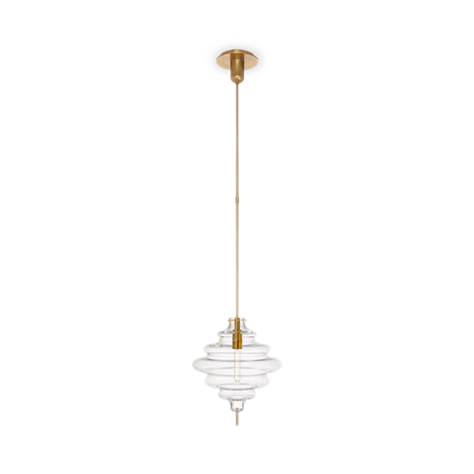The Tableau Medium Pendant features a distinctive design and  soulful vibe.
