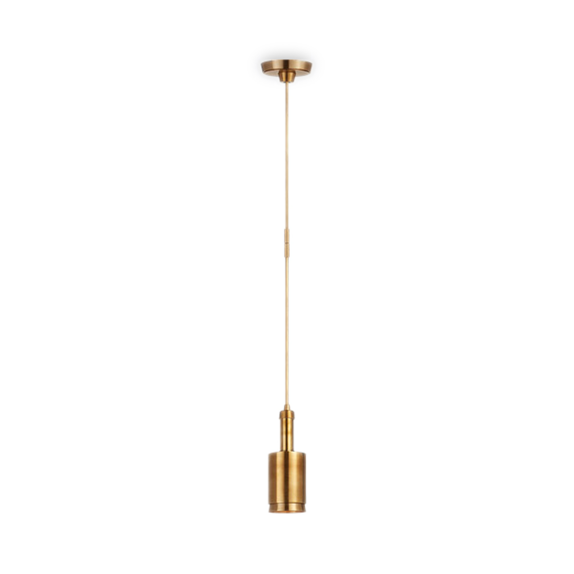 The Anders Small Cylindrical Pendant bridges traditional and modern styles.