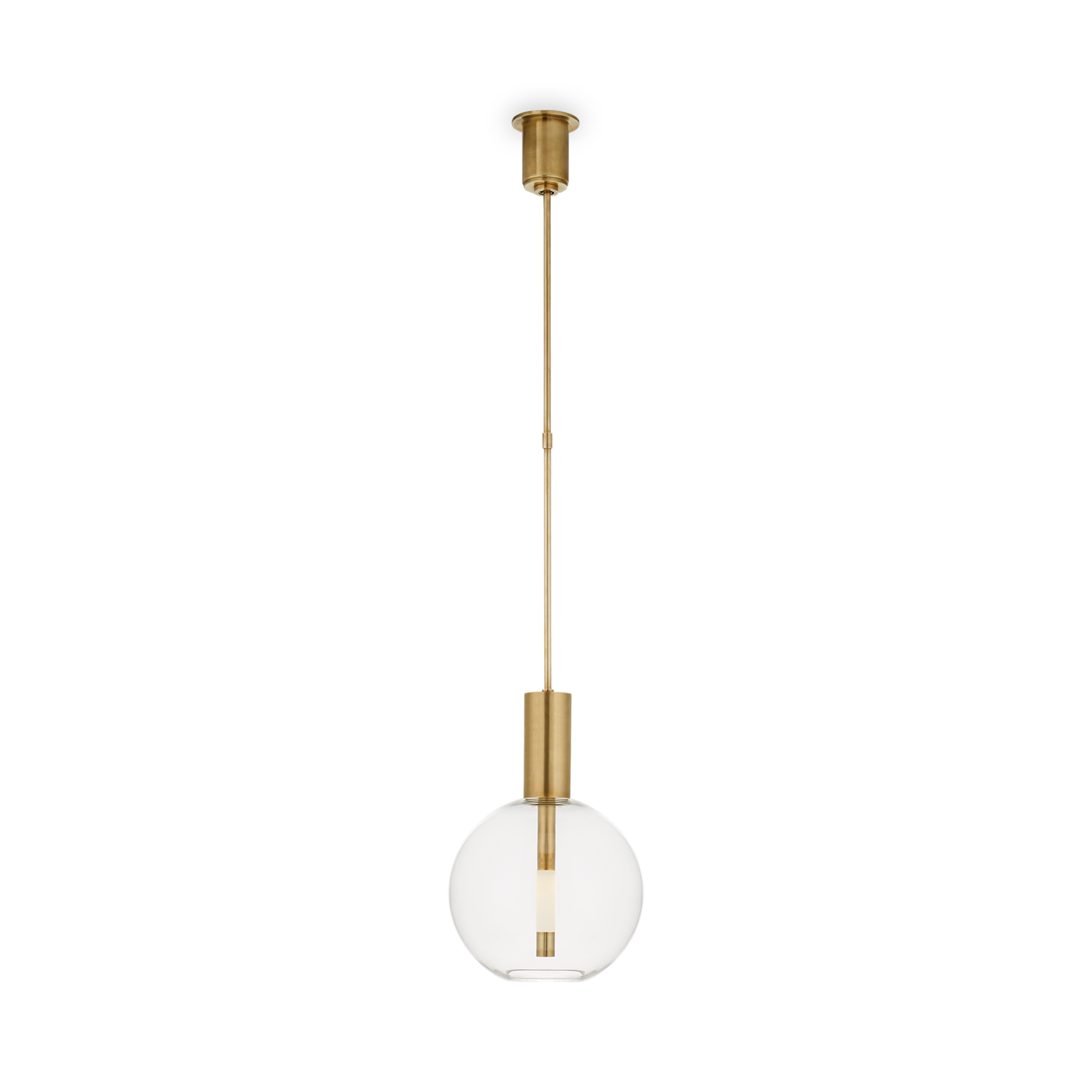 The Nye Globe Pendant features a distinctive design and soulful vibe.