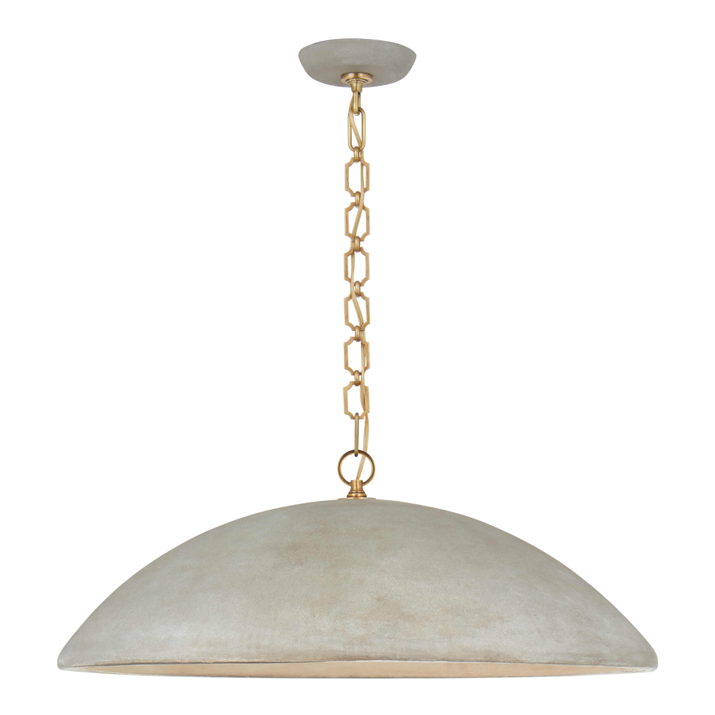 The Elliot Large Pendant Lightoffers a fresh mix of continental and classic style, emphasizing the antiques and collections that create a special setting.