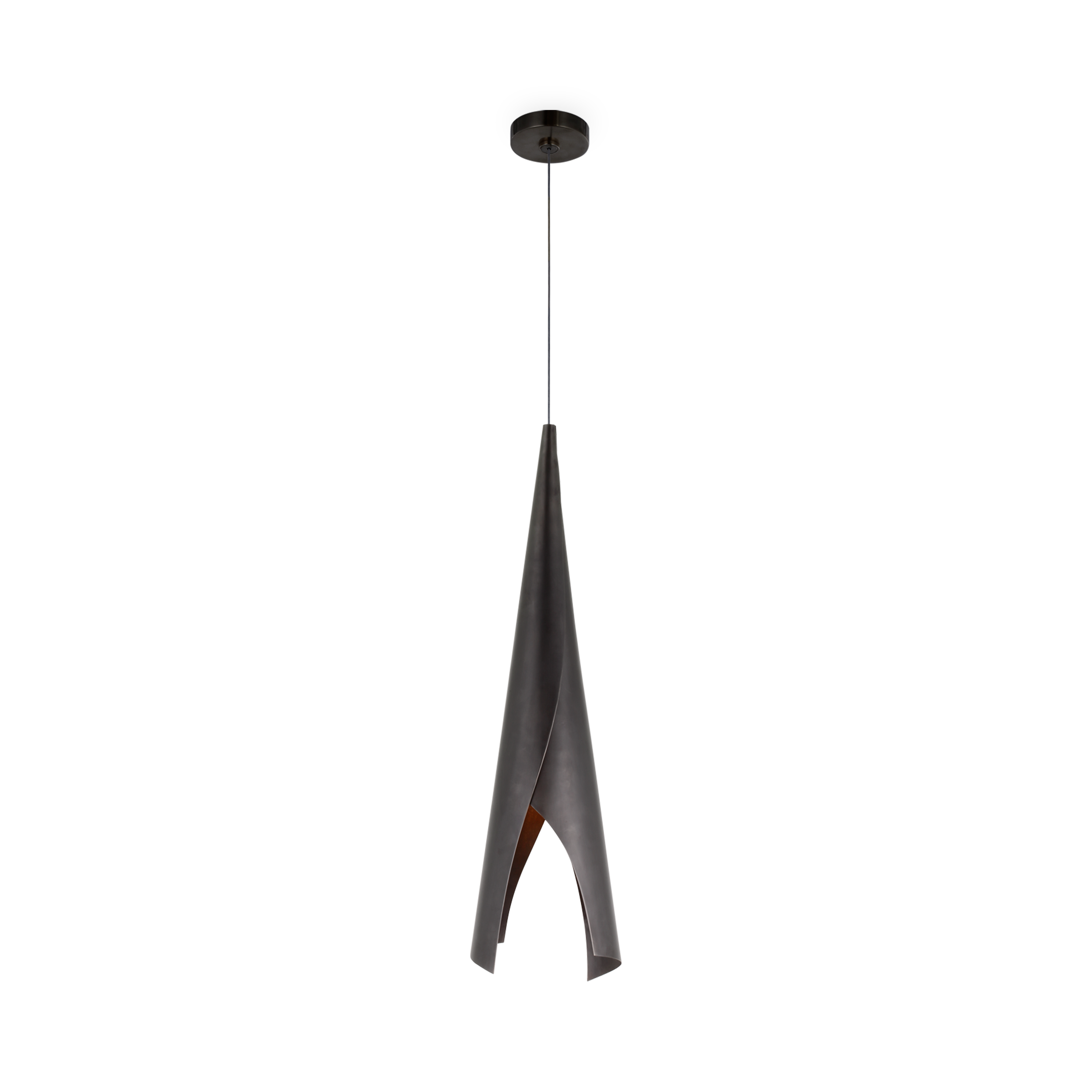 The Piel Medium Wrapped Pendant features a distinctive design and soulful vibe.