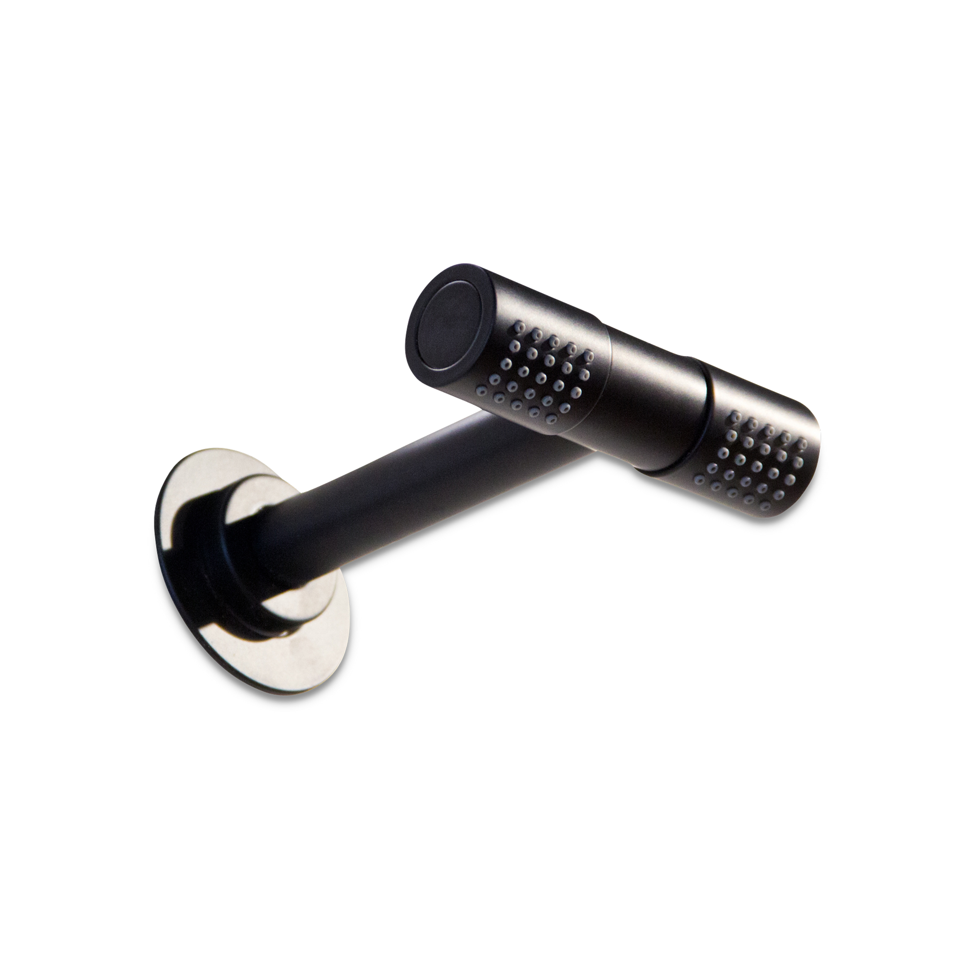The 080D shower head is a wall-mounted masterpiece, featuring dual spray and a modern flange.