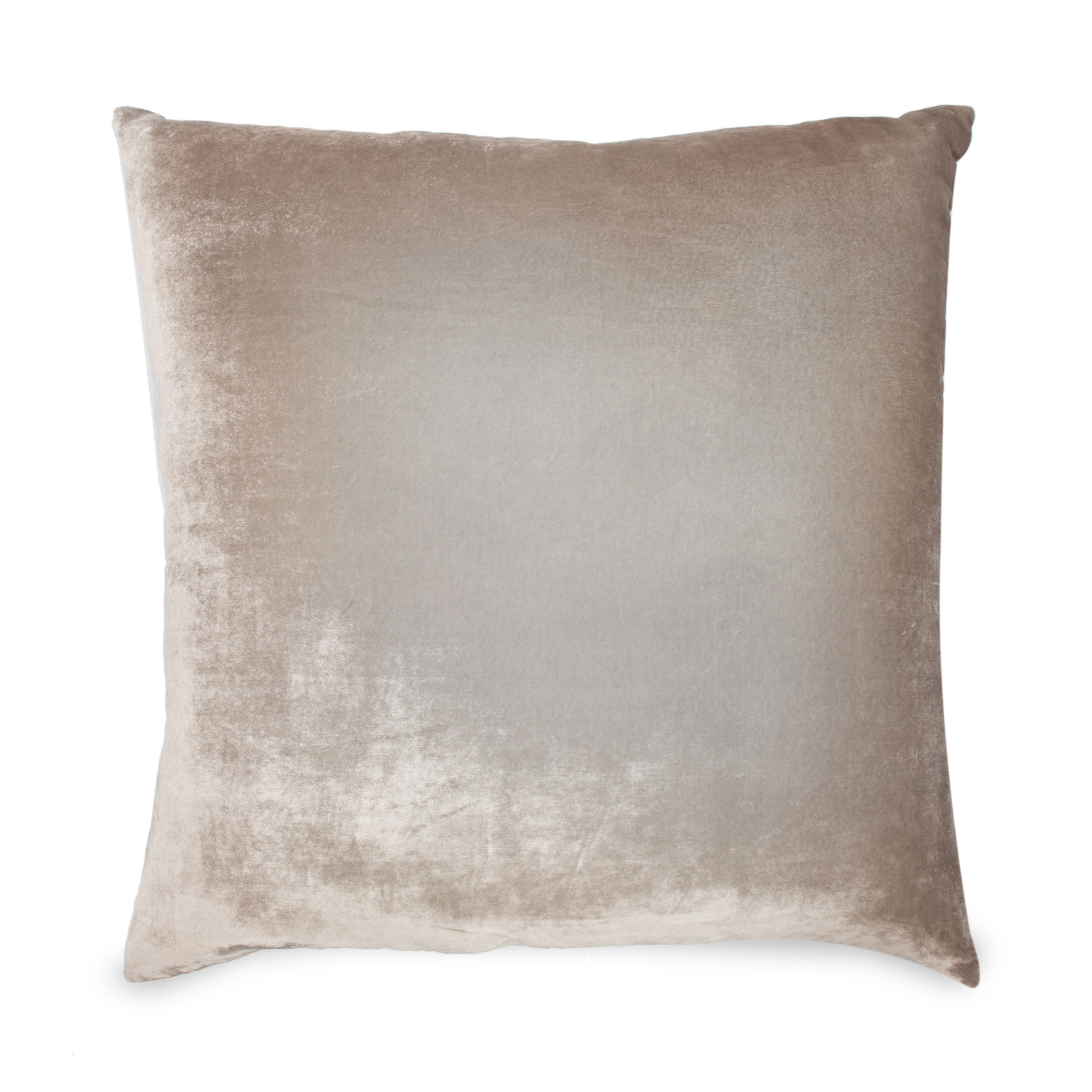 The hand-dyed Velvet Ombre Pillow is composed of striking hues.