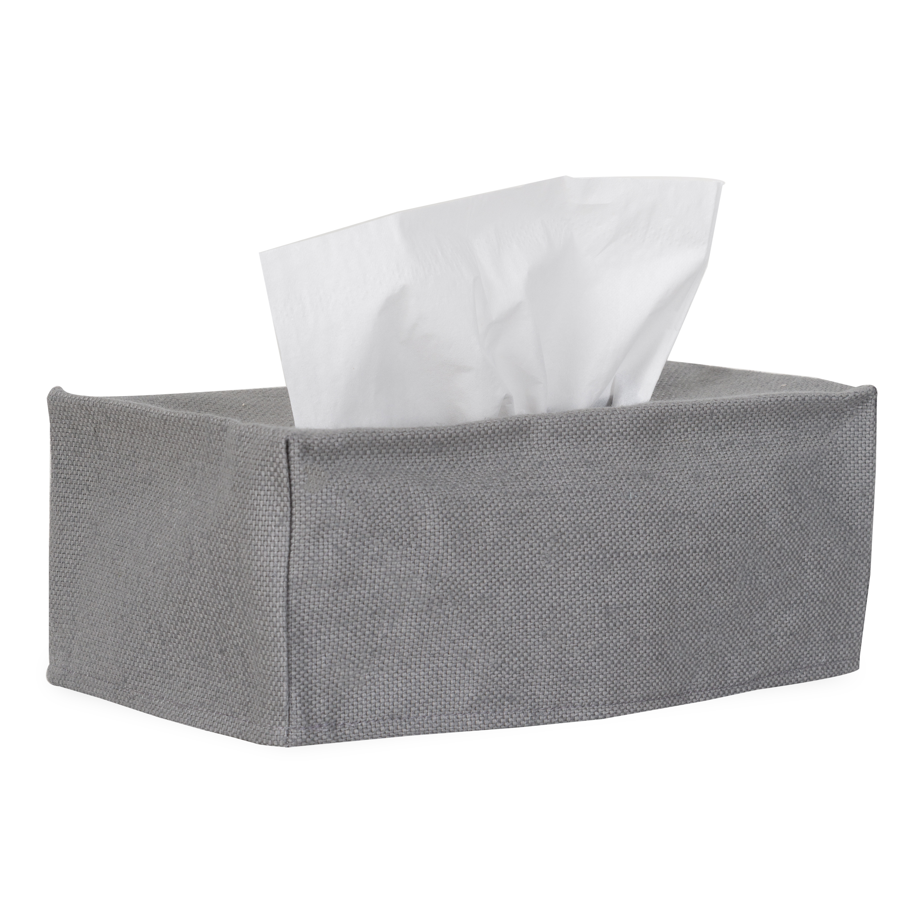 Using a beautiful 100% linen, The Linen Tissue Box Cover provides a neutral palette to any tissue box, which improves on stylistic decisions for any countertop or nightstand.