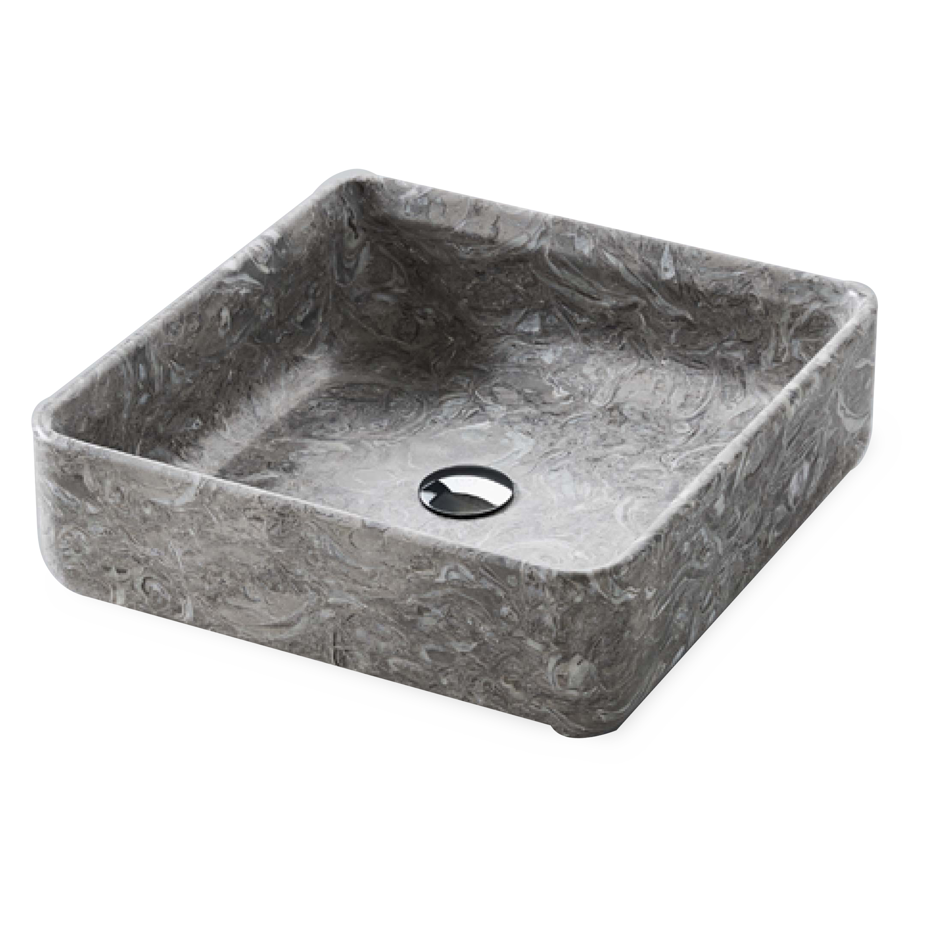 The  Shadow Basin redefines luxury withlean lines and a streamlined design to showcase the beauty of the material.