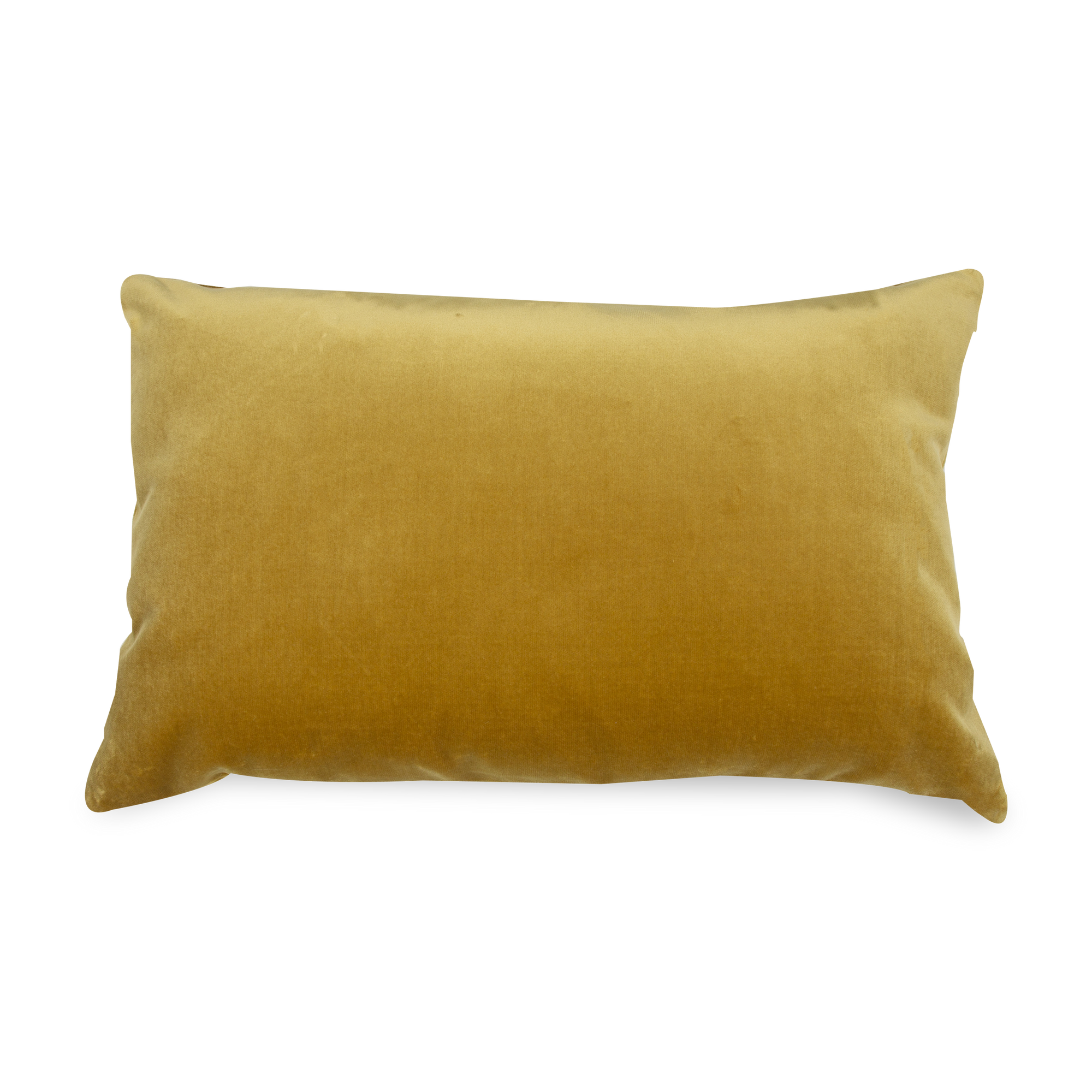 The Vince Velvet Pillow in citron velvet is simple in design but rich in colour.