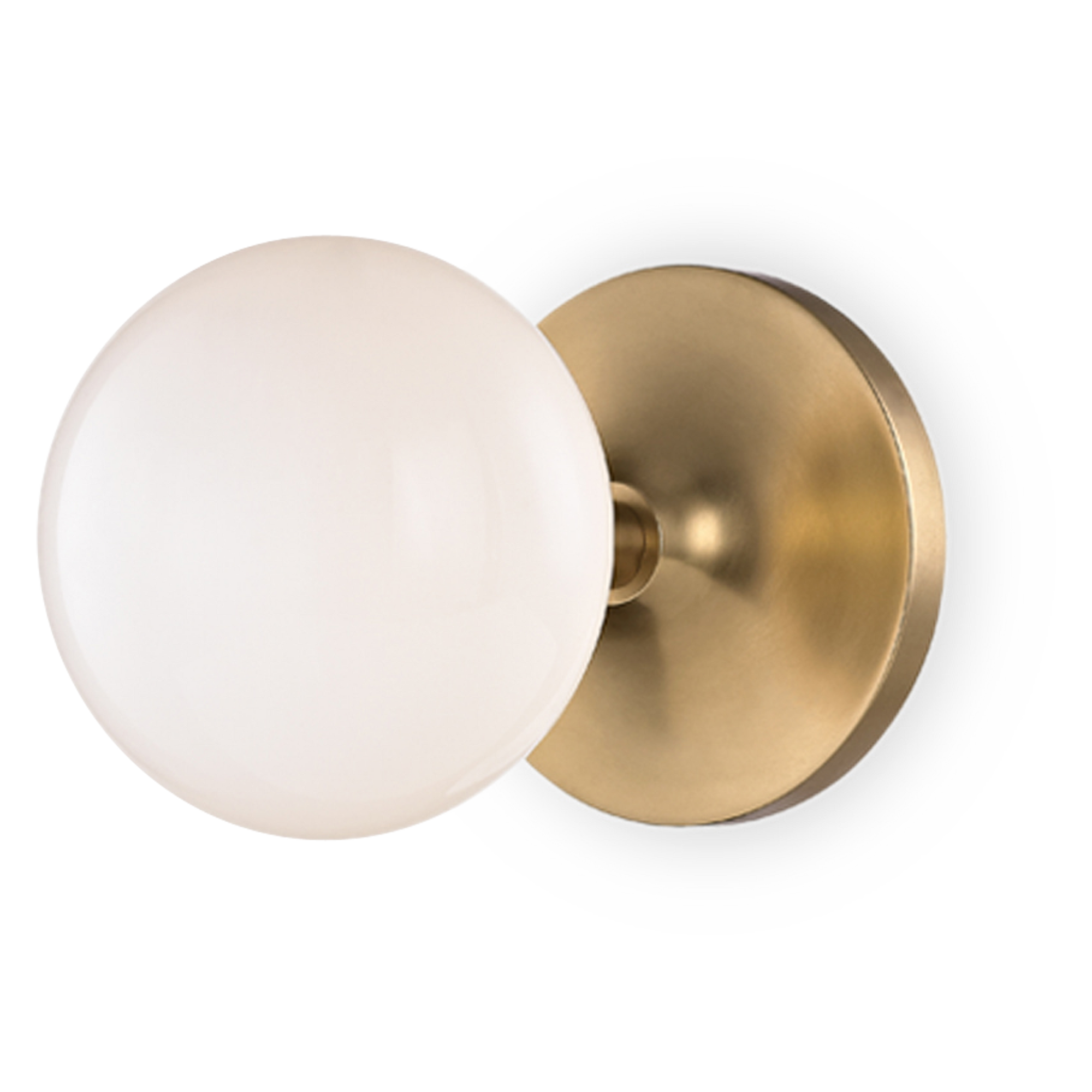 A stunning modernist arrangement of converging x-y axes, Fleming contains a slight allusion to the Bauhaus in the oblate spheroid shape of its shades.
