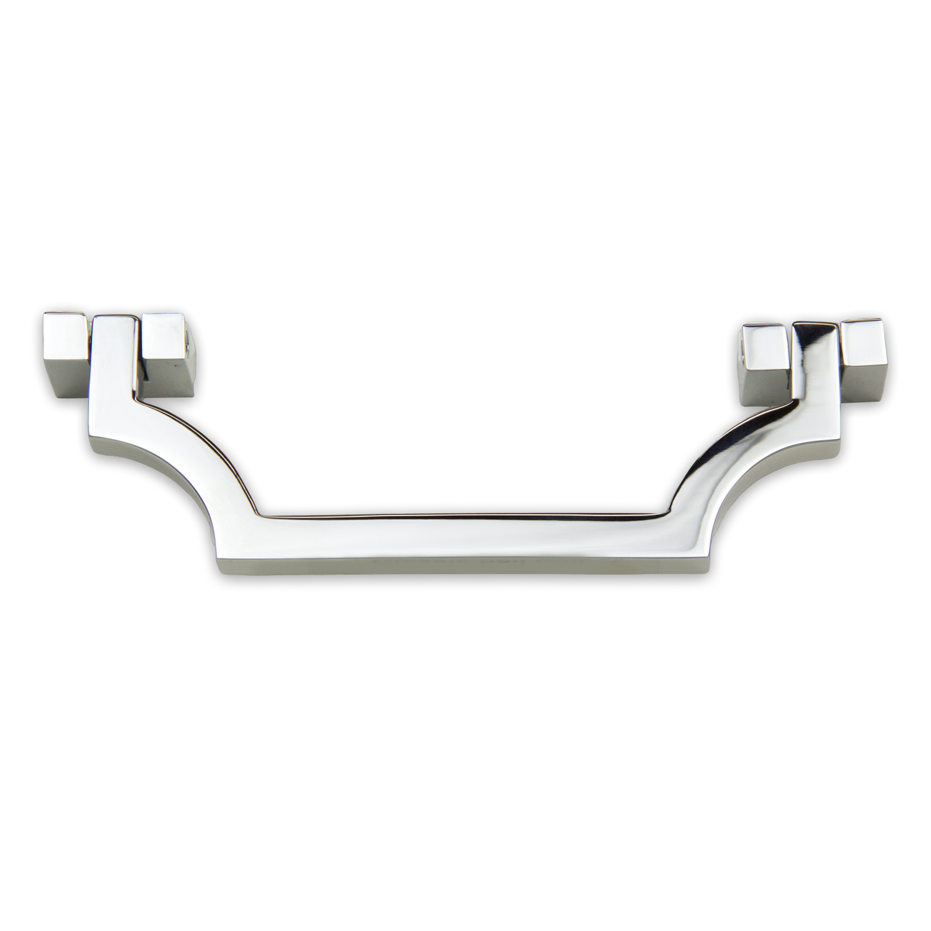 The Classic series hinged Bail Pull adds a touch of luxury to any drawer.